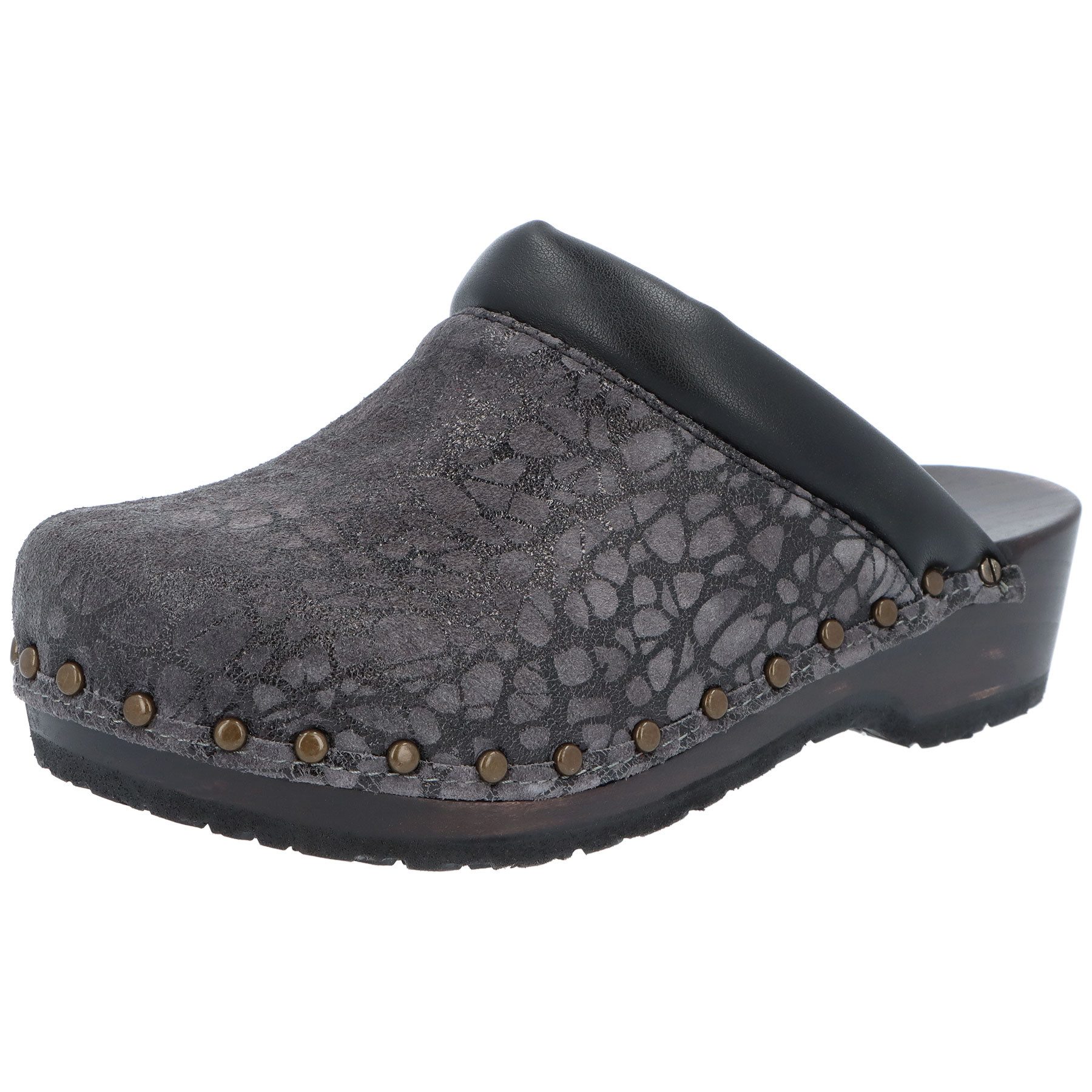 Berkemann neutral Holz Soft-Toeffler Clogs Leder Clog