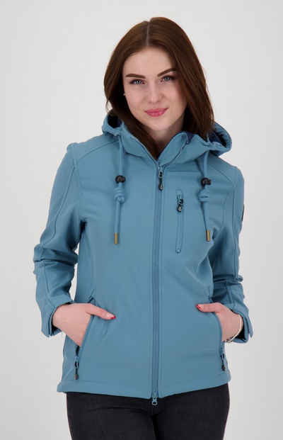 DEPROC Active Softshelljacke #ankerglutfreude CS WOMEN mit abnehmbarer Kapuze, auch in Großen Größen erhältlich