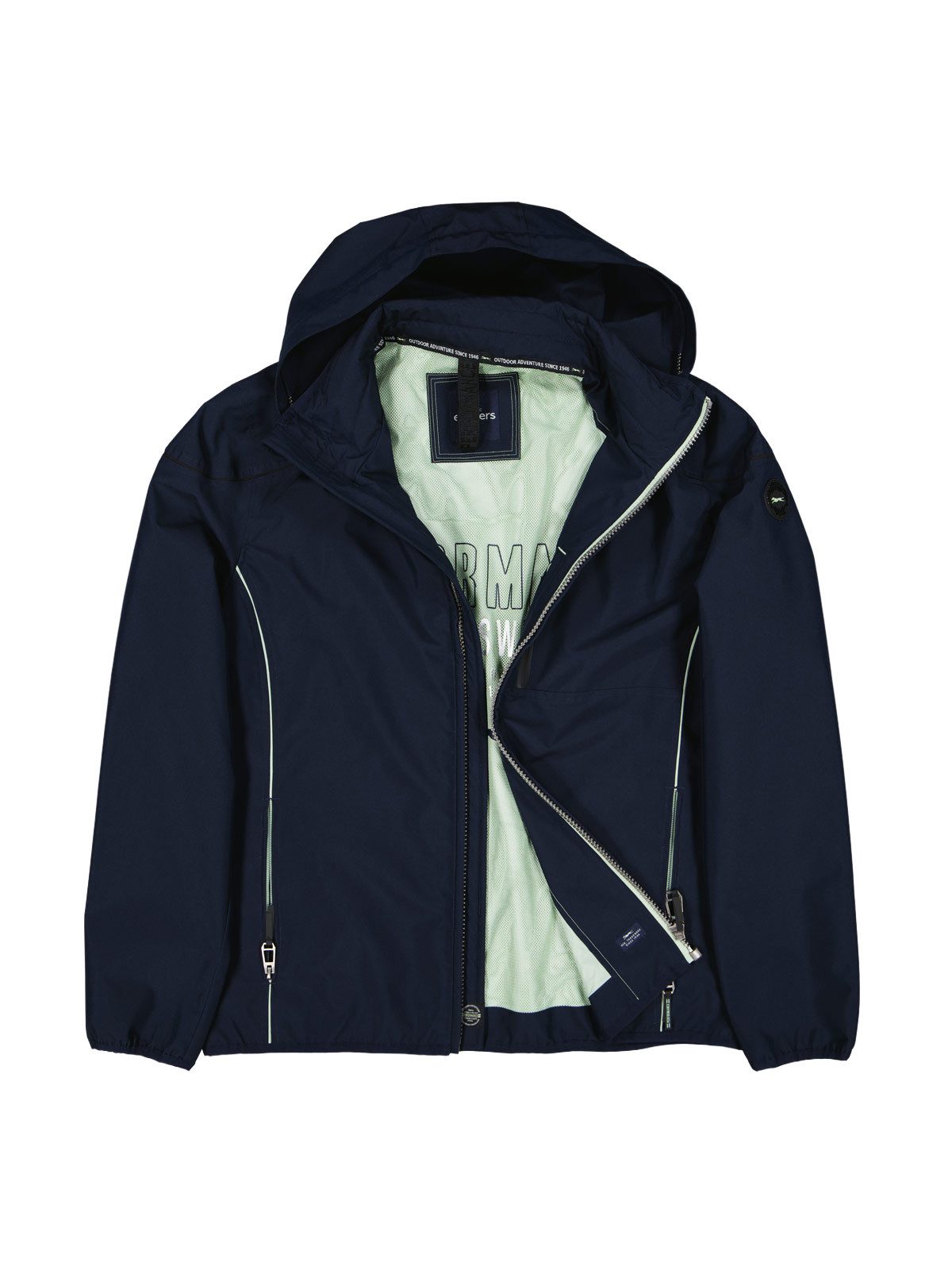 Kurzjacke Herren Sportive kurze Jacke mit Kapuze, Saphirblau