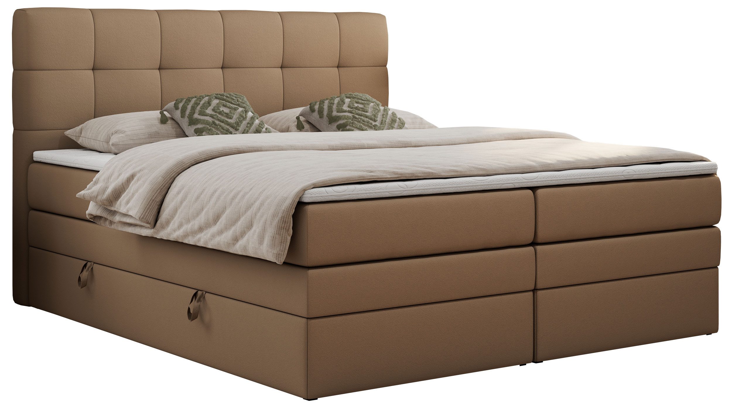 MKS MÖBEL Boxspringbett LUKA KING (King günstig online kaufen