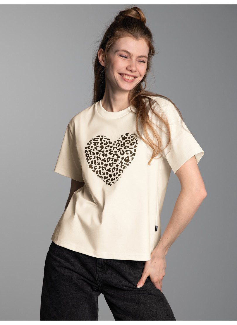 Trigema T-Shirt TRIGEMA T-Shirt mit goldenem günstig online kaufen