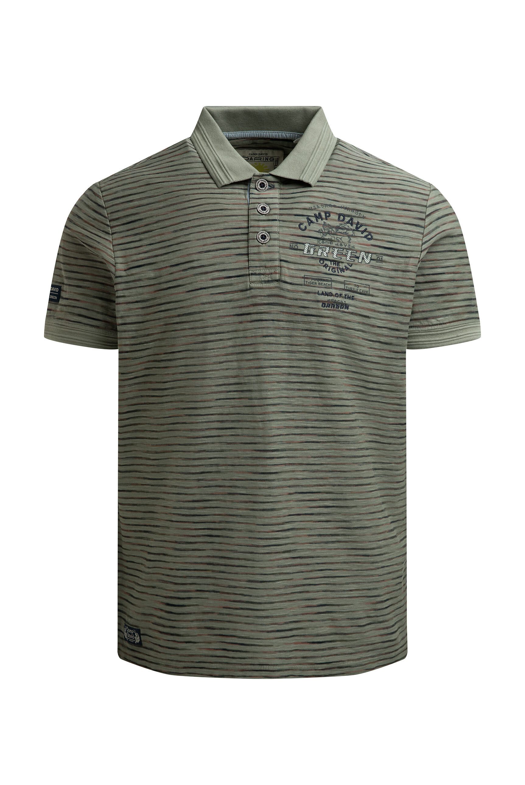 CAMP DAVID Poloshirt aus Baumwolle