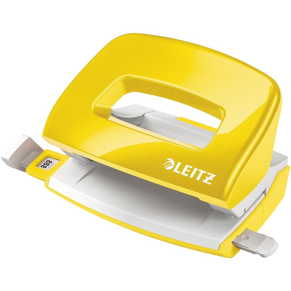 LEITZ Lochstanzer 5060 NeXXt WOW Mini, 2-fach bis 10 Blatt, für A4, A5, A6, 8x8x8 cm, US, Folio