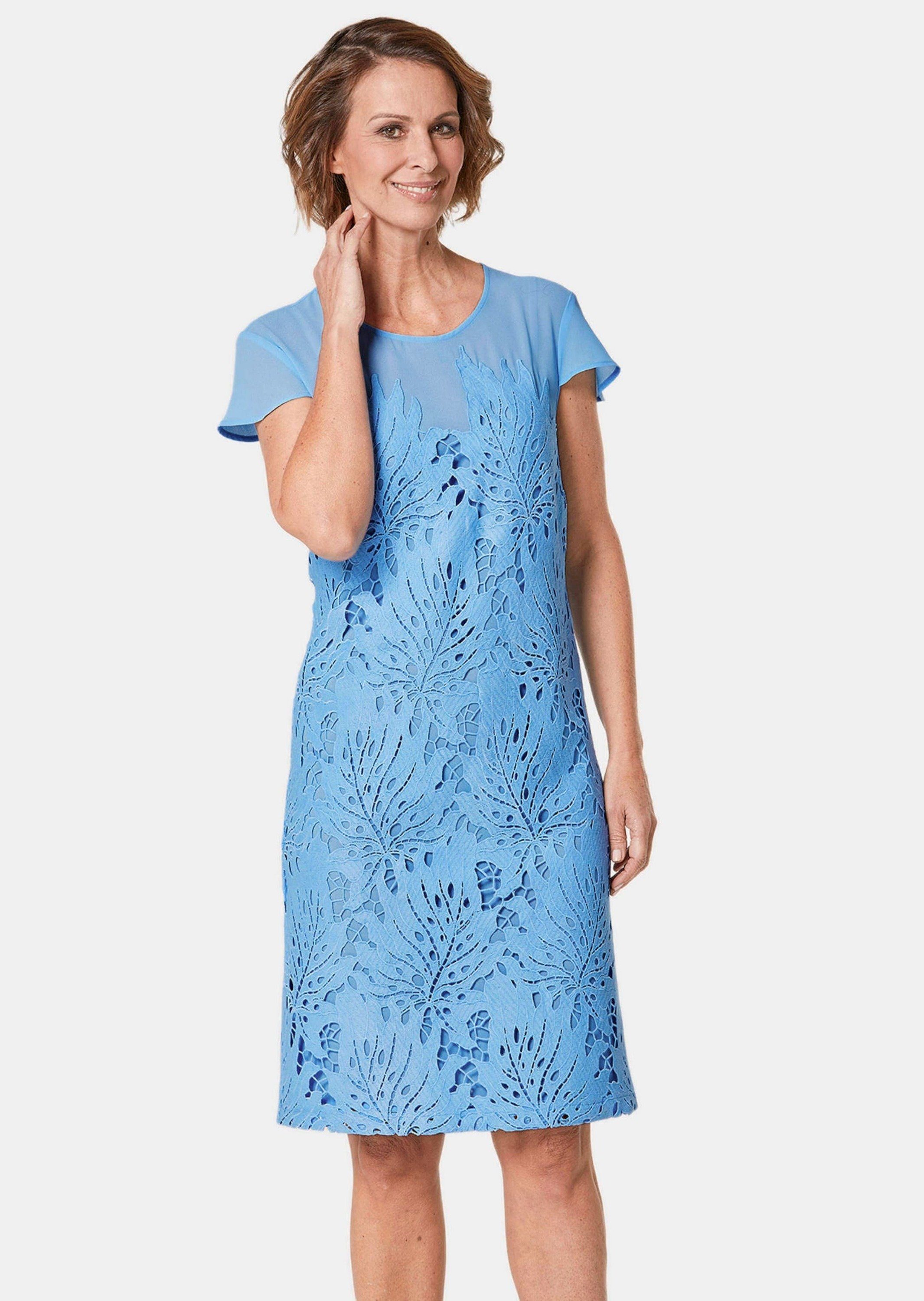 GOLDNER Abendkleid Kurzgröße: Kleid aus sommerlicher günstig online kaufen