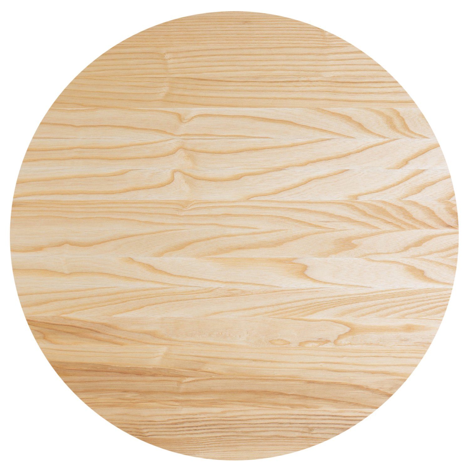 Massivholz Tischplatte Couchtisch Esstisch Esche Rund Rikmani Rikmani