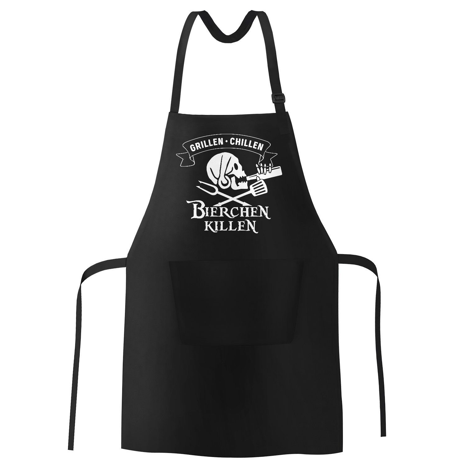 MoonWorks Grillschürze Grill-Schürze für Männer mit Spruch Grillen Chillen günstig online kaufen