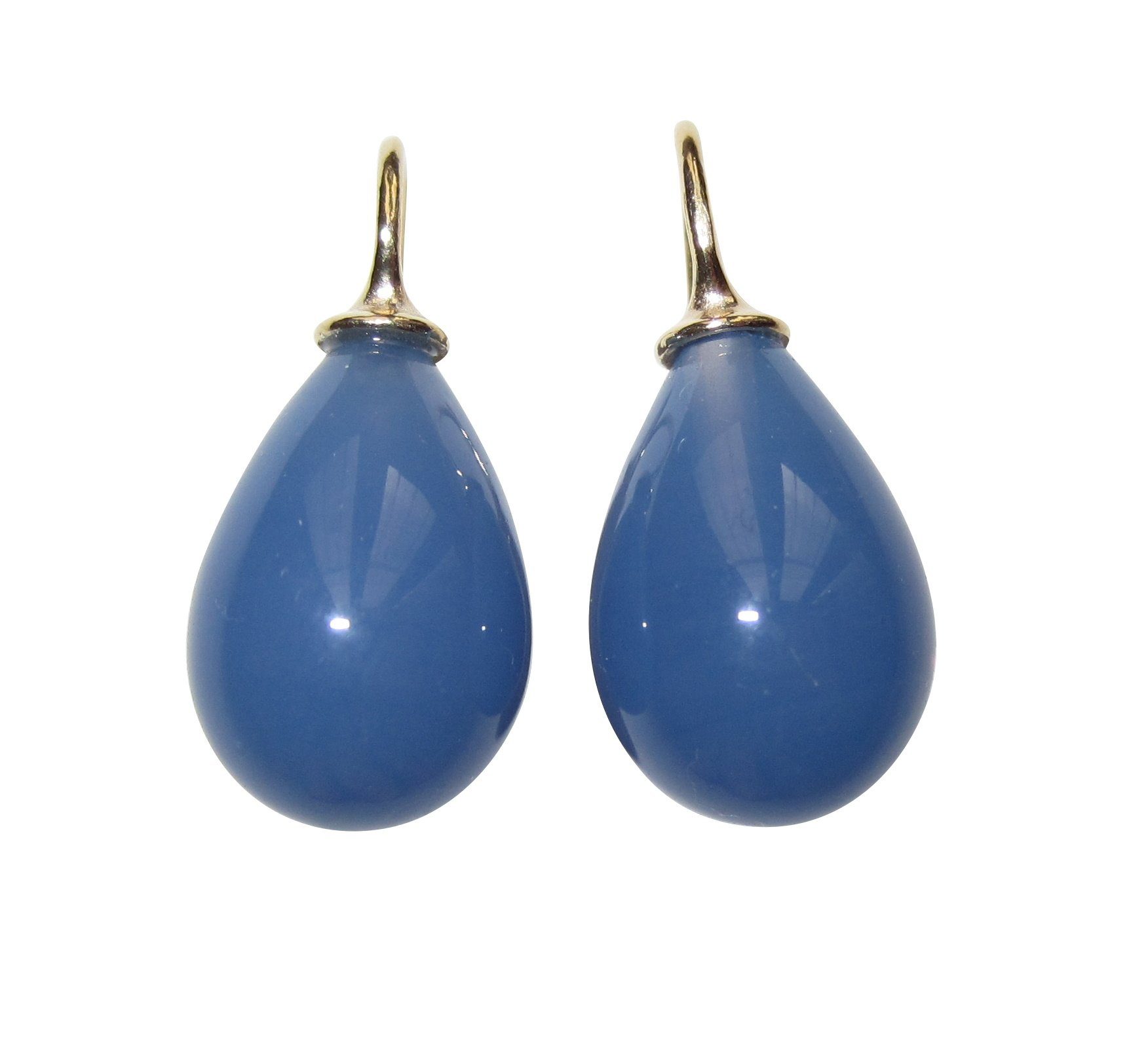 Paar Ohrhänger Lea montana gold-platt. stylisch und elegant