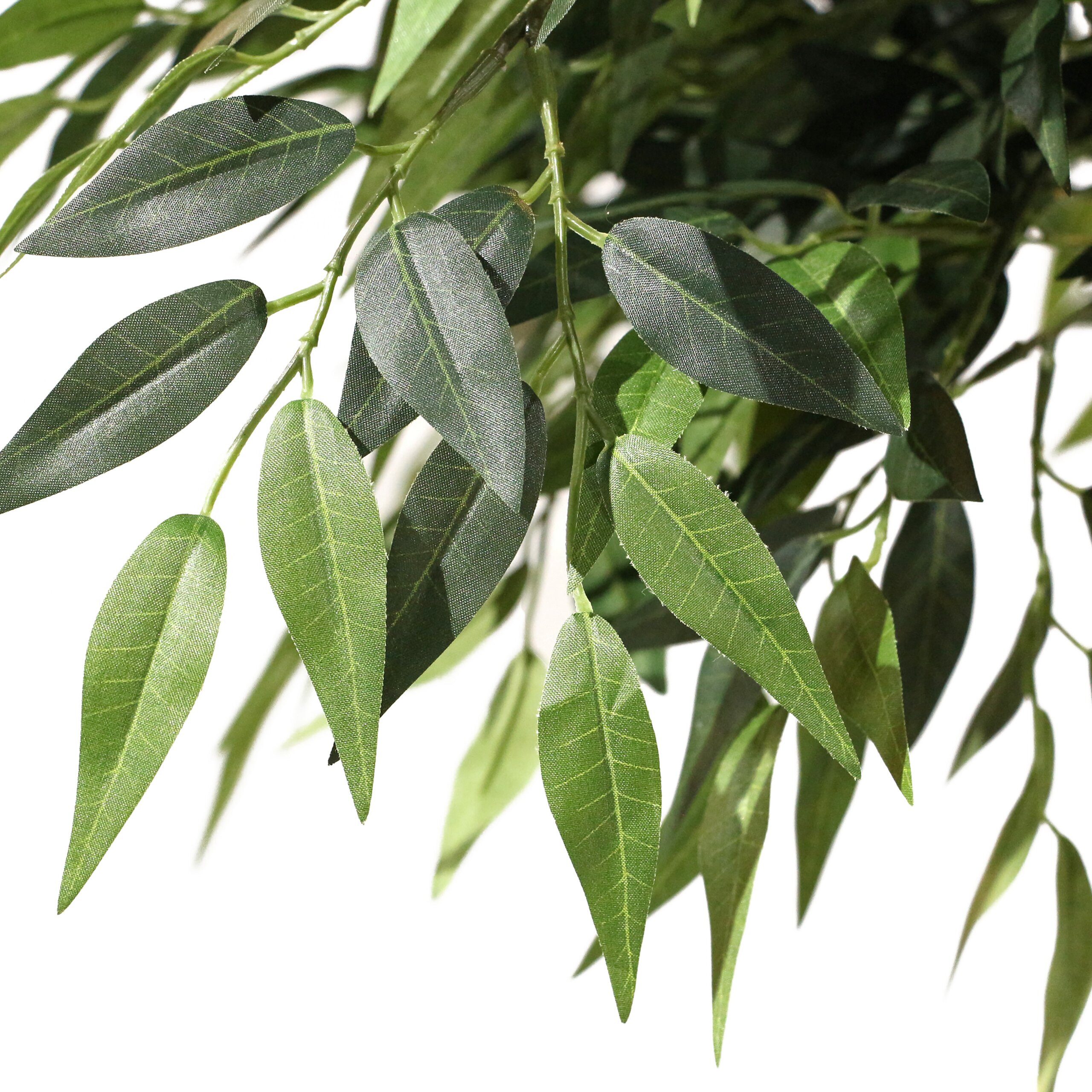Kunstpflanze ACACIA Künstliche Pflanze Höhe 155.0 cm Strahlenaralie, hjh OFFICE, Höhe 155.0 cm, Künstliche Pflanze Zimmerpflanze Aralie, Kunstbaum im Kunststoff-Topf