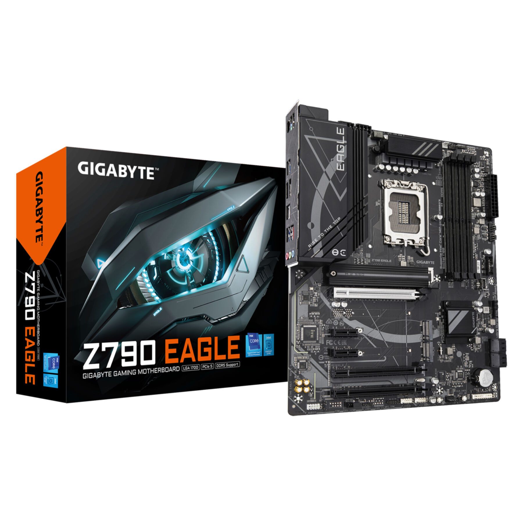 Gigabyte Z790 EAGLE Motherboard - Unterstützt 14. Generation Intel Core CPUs, 1 Mainboard