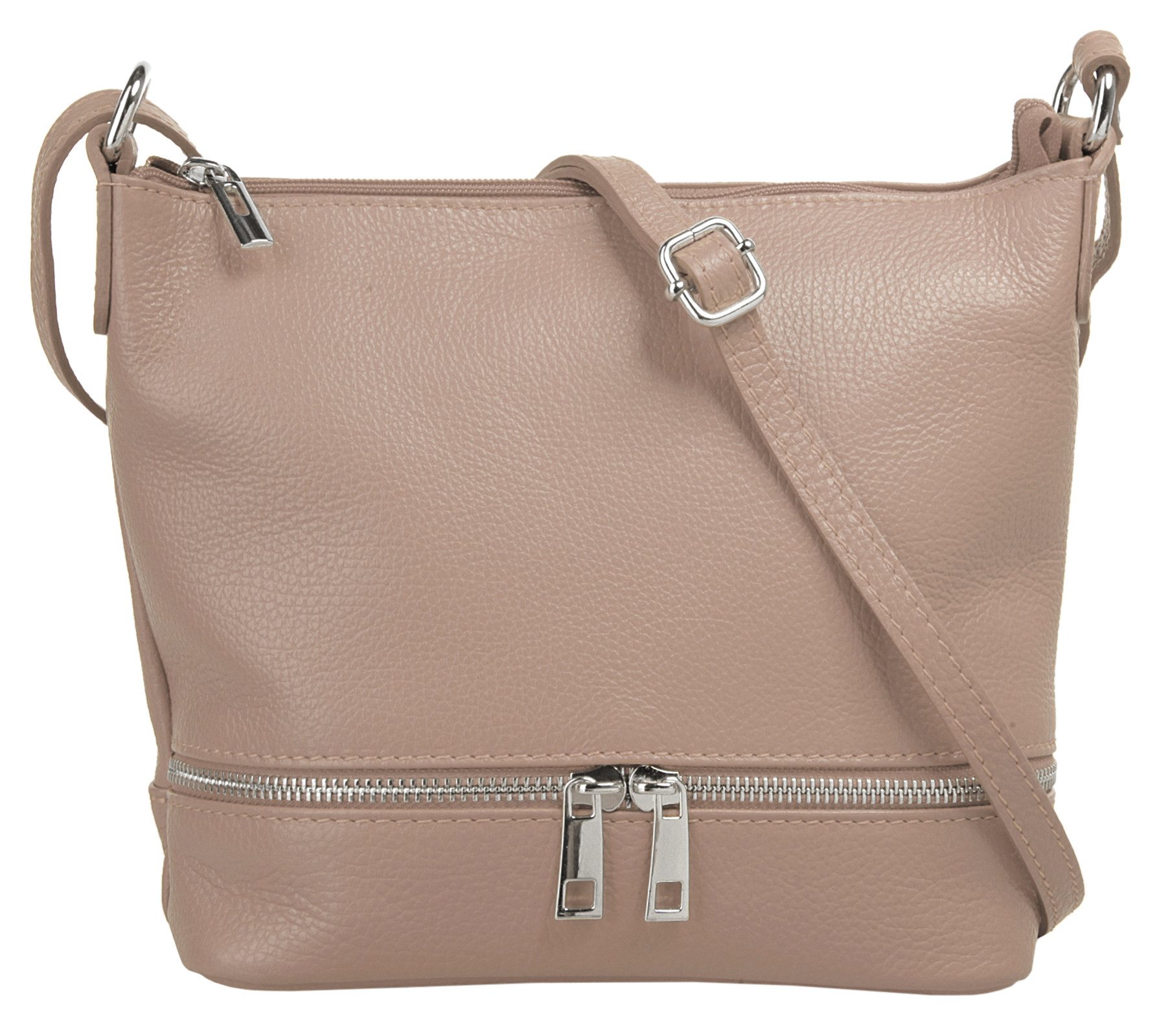 Cluty Umhängetasche CLUTY Damen echt Leder, Made in Italy, echt Leder, Made in Italy