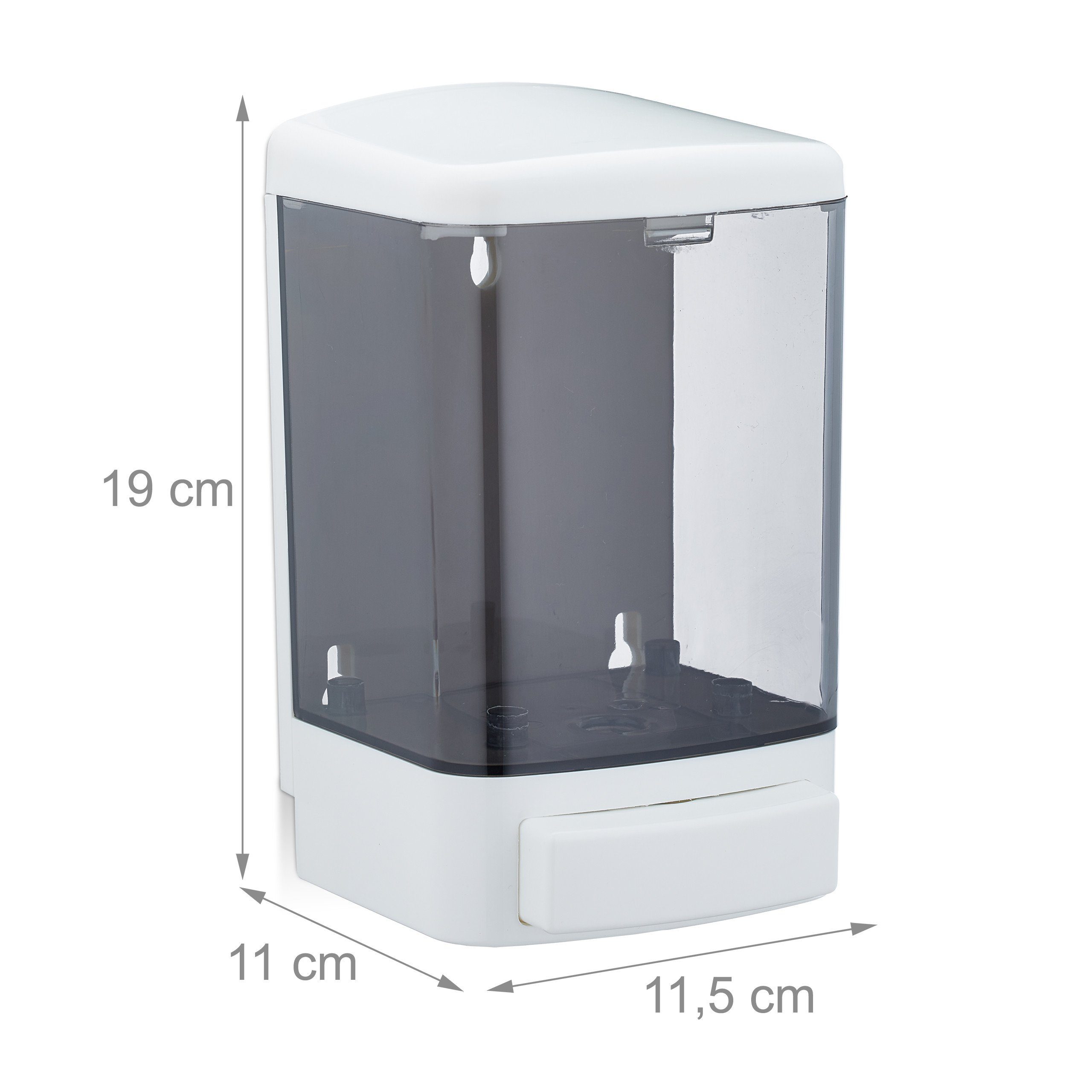 relaxdays Seifenspender Wandseifenspender 1000 ml, (1-tlg) – Bild 4 von 5