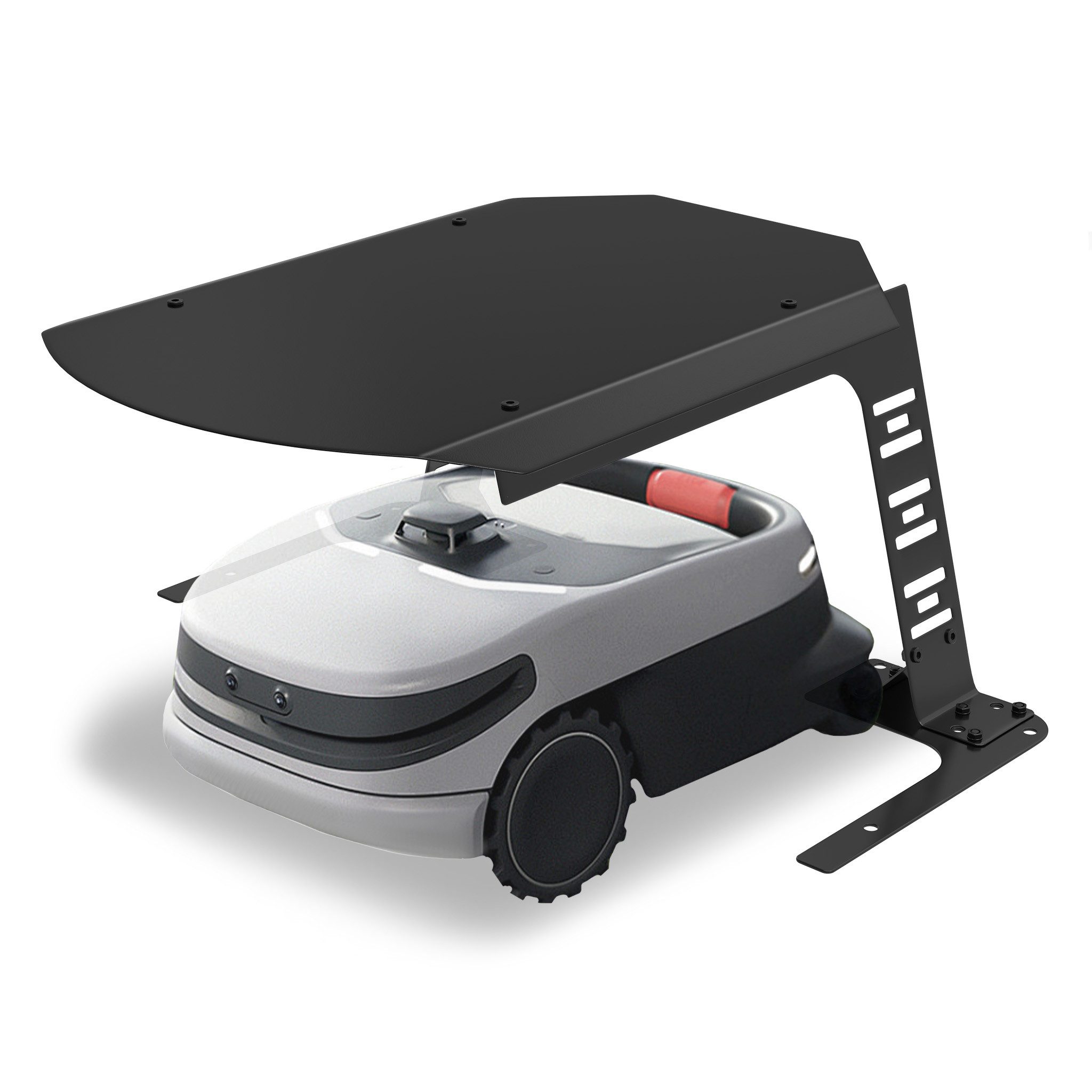 FIVMEN Mähroboter-Garage Mährobotergarage Schutzüberdachung für Rasenroboter Garage UV-Schutz, Dach Carport für Rasenmäher Garten, Überdachung Witterungsbeständig