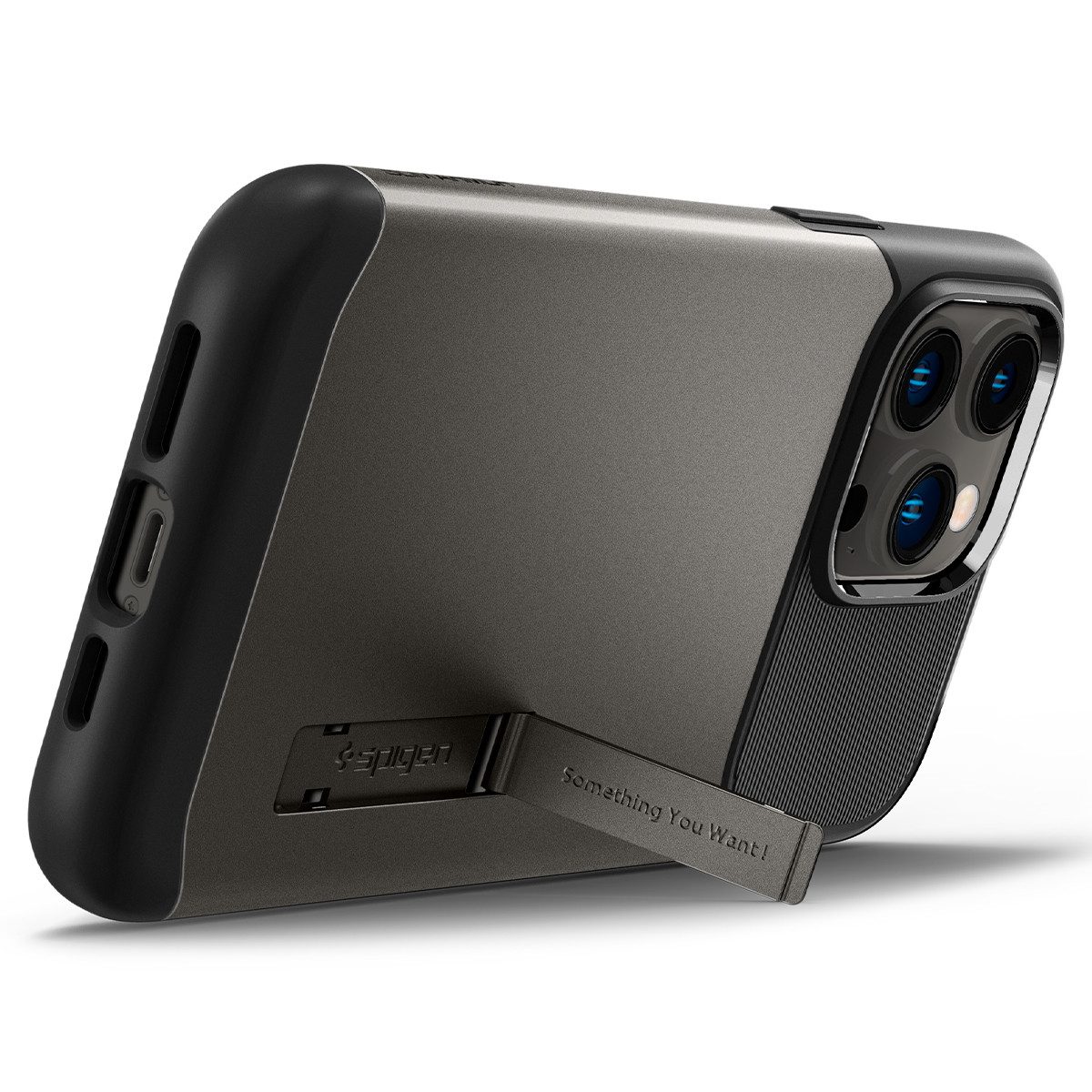 Spigen Smartphone-Hülle Handyhülle für Apple iPhone 14 Pro Max Schutzhülle Ständer Hülle, für iPhone 14 Pro Max, Ständer, Doppelbeschichtung, Robust