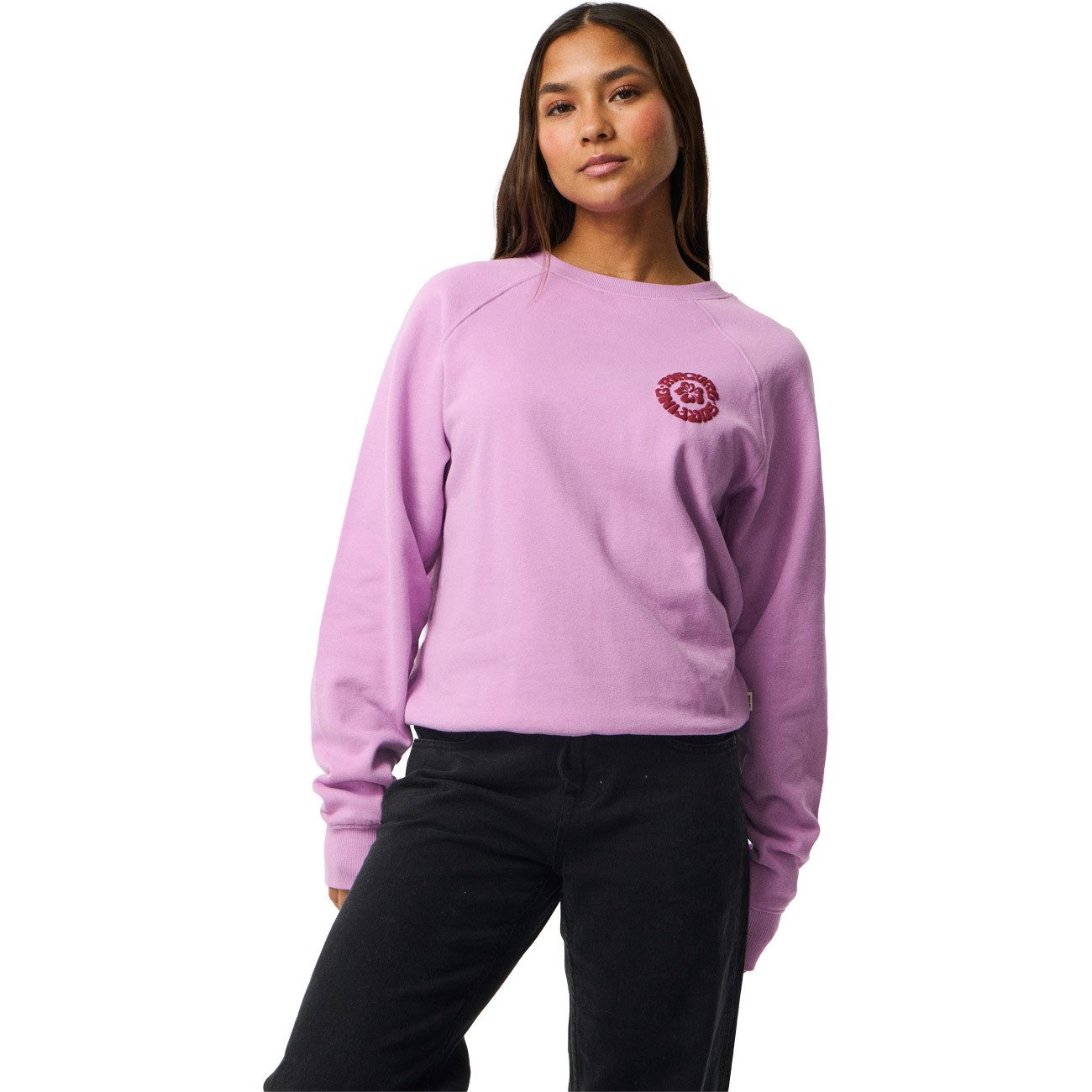Rip Curl Sweatshirt Surf Puff Raglan Relaxed Crew Surf Puff Raglan Relaxed Crew