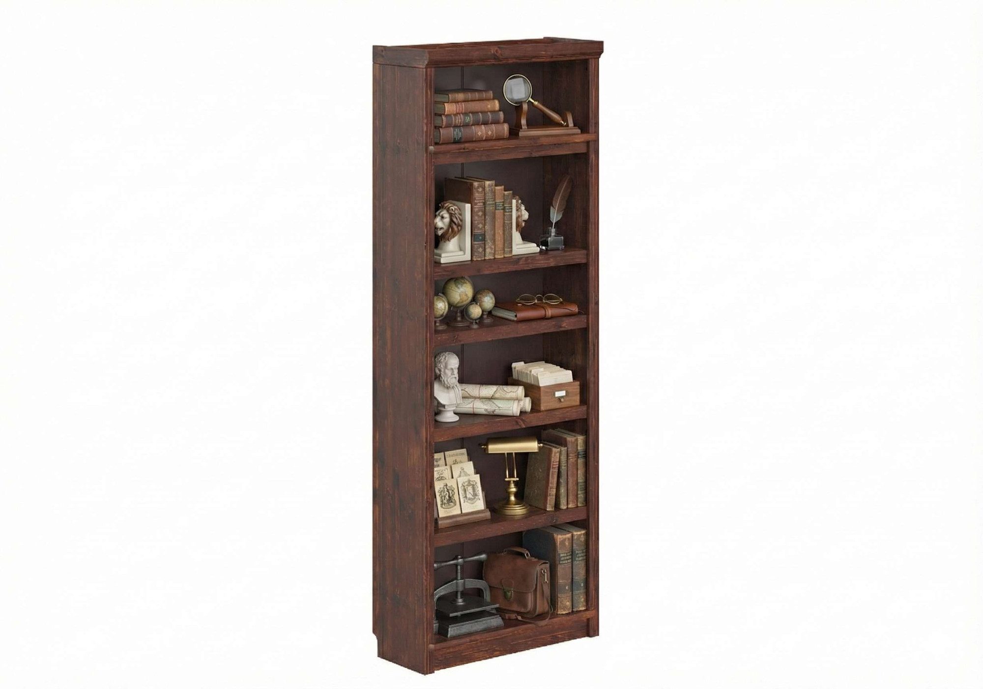 OTTO home Bücherregal Soeren Regal B/T/H: 80/33,5/220 cm, mit 6 Fächern, massive Kiefer, FSC®-zertifizier – Bild 2 von 5