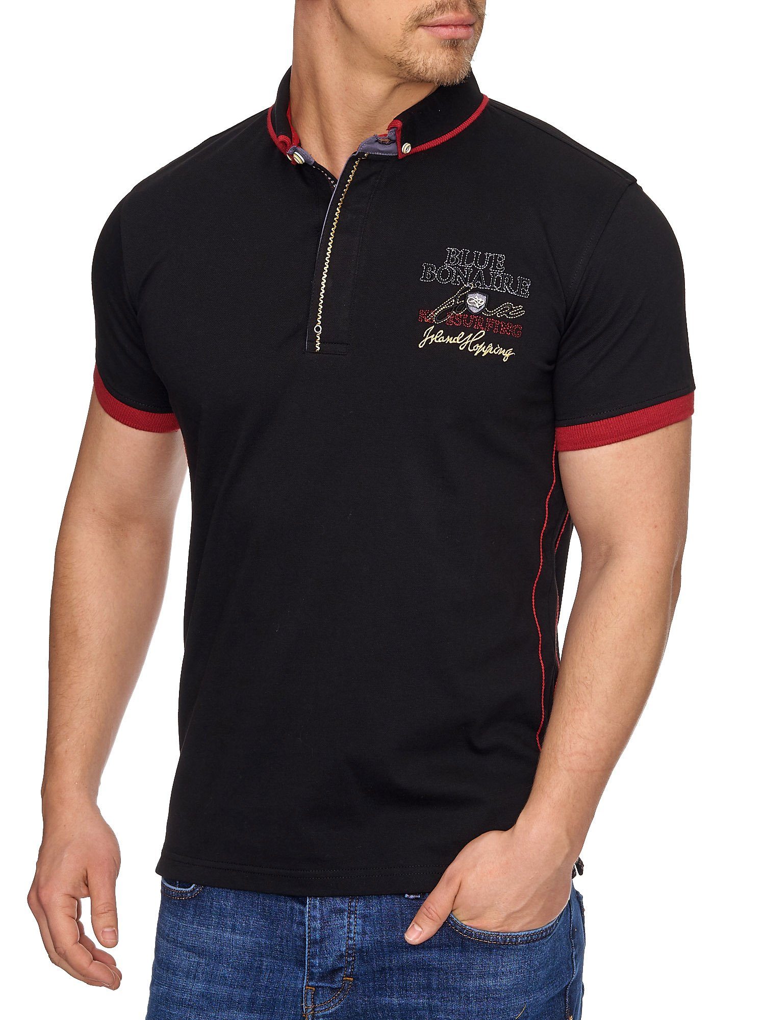 Tazzio Poloshirt T-1029 zeitloses Polo Shirt