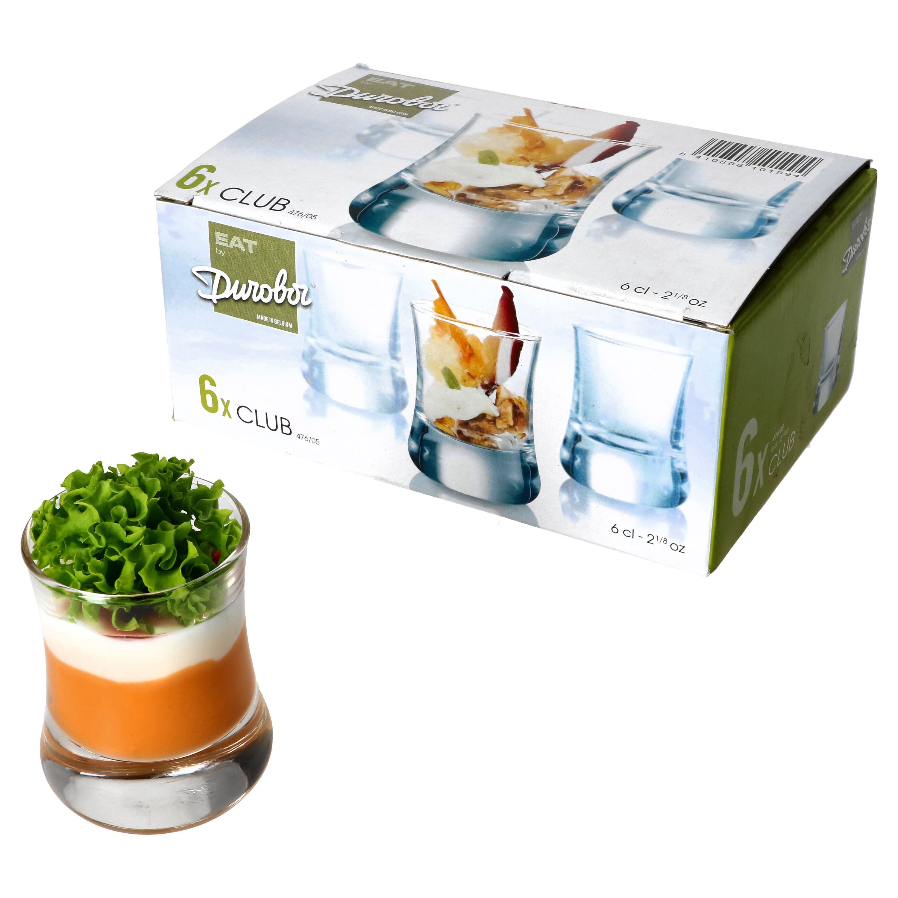 MamboCat Glas 6er Set Club Amuse Bouche 6cl, Glas