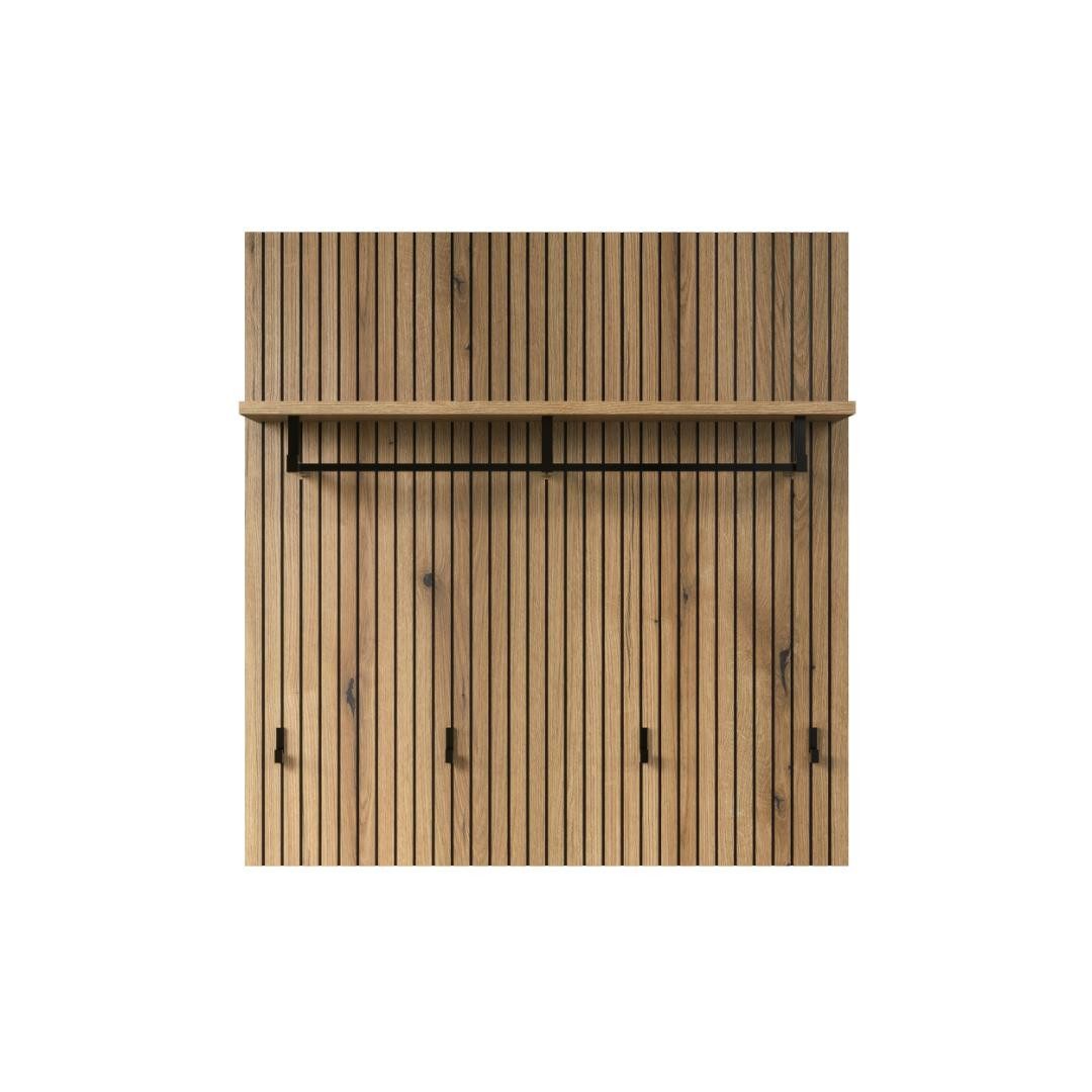 trendteam Garderobenhalter PureBliss Wandgarderobe 1 Regal, 1 Kleiderstange, (1 St)