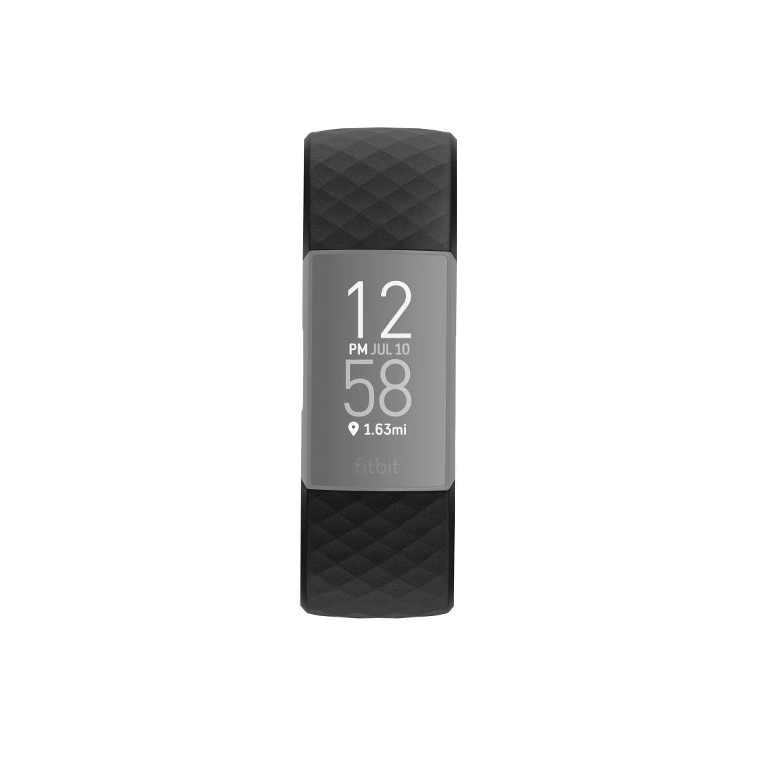 Hama Smartwatch-Armband Fitbit für 4, Ersatzarmband Charge 3 Fitbit 19,9 cm schwarz und 22mm, Charge