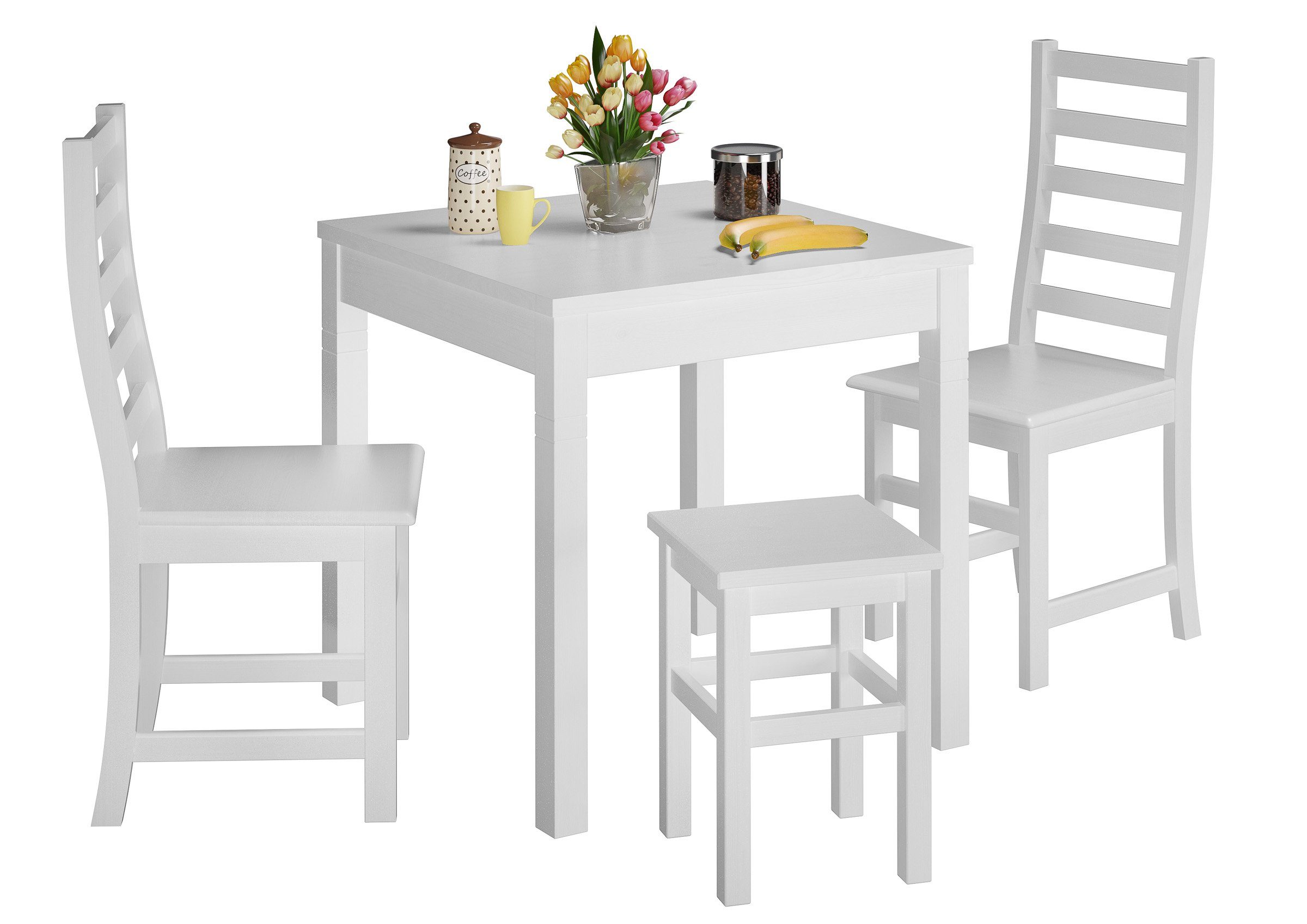 ERST-HOLZ Arbeitshocker Holzhocker Sitzhocker ohne Lehne in Kiefer Natur od günstig online kaufen