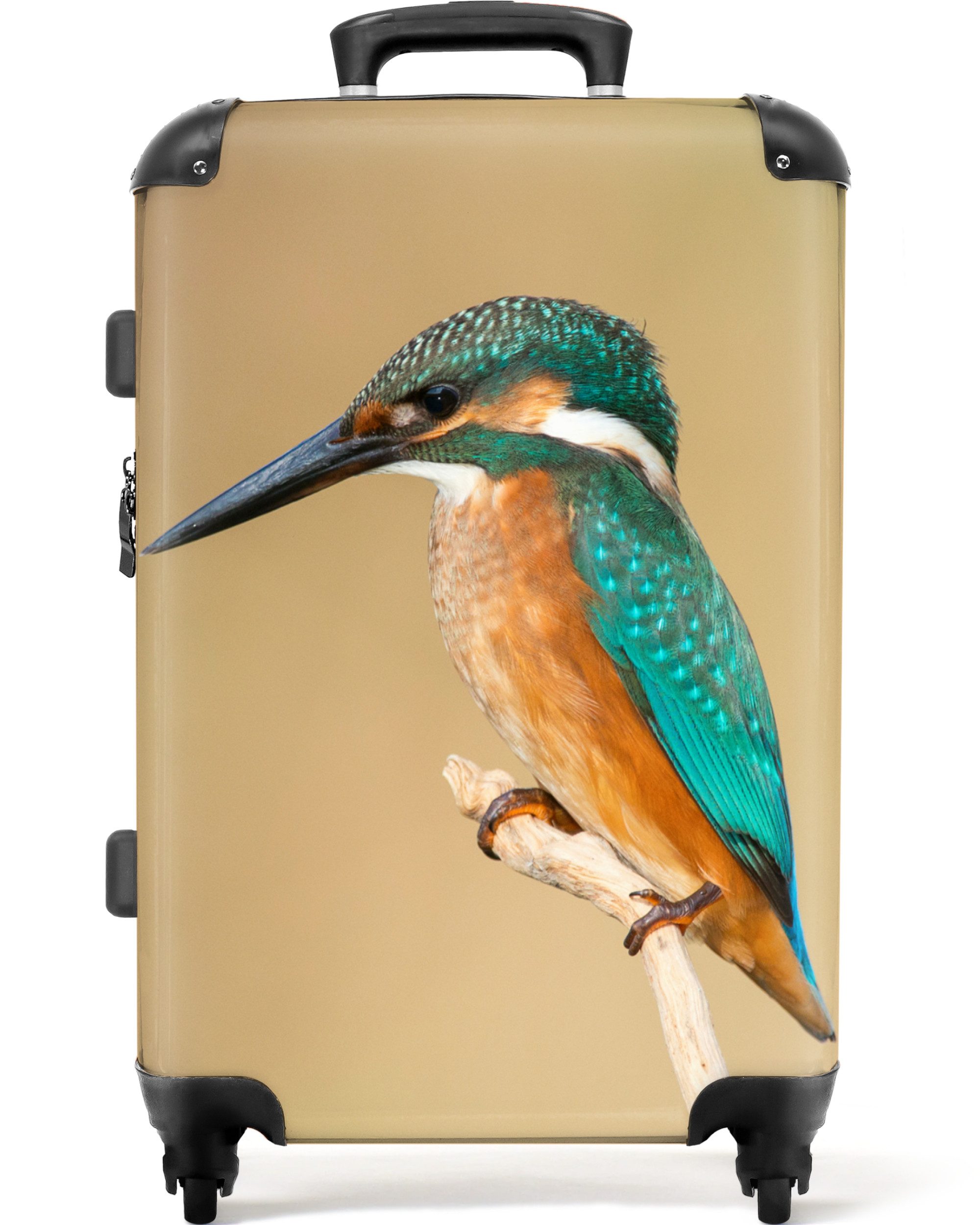 NoBoringSuitcases.com© Hartschalen-Trolley Eisvogel - Tiere - günstig online kaufen