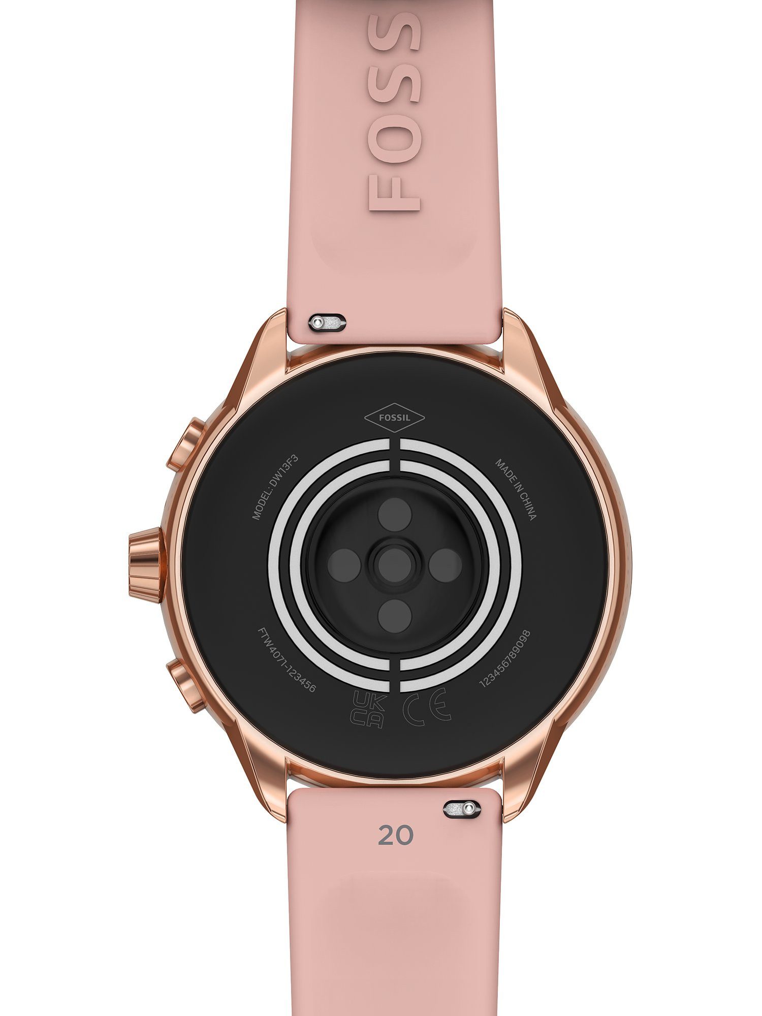 Fossil Digitaluhr Fossil Unisex-Smartwatch Digital Akku