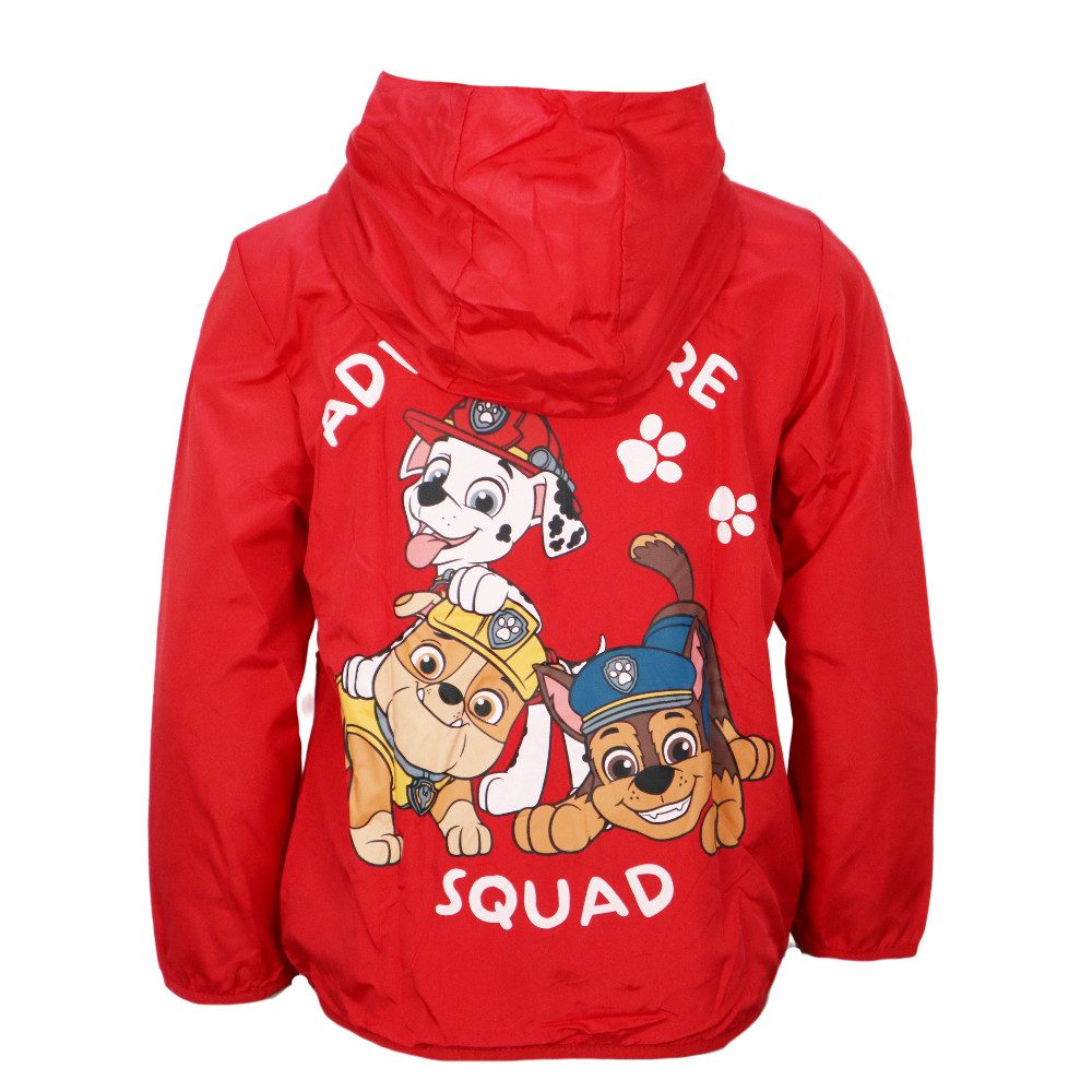 PAW PATROL Kapuzenfleecejacke Paw Patrol Kinder Jungen Herbst Jacke mit Kapuze Gr. 98 bis 128