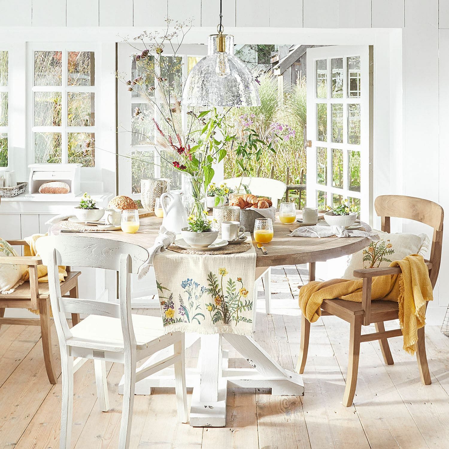 Mirabeau Tischläufer Tischläufer Yolevir beige/bunt
