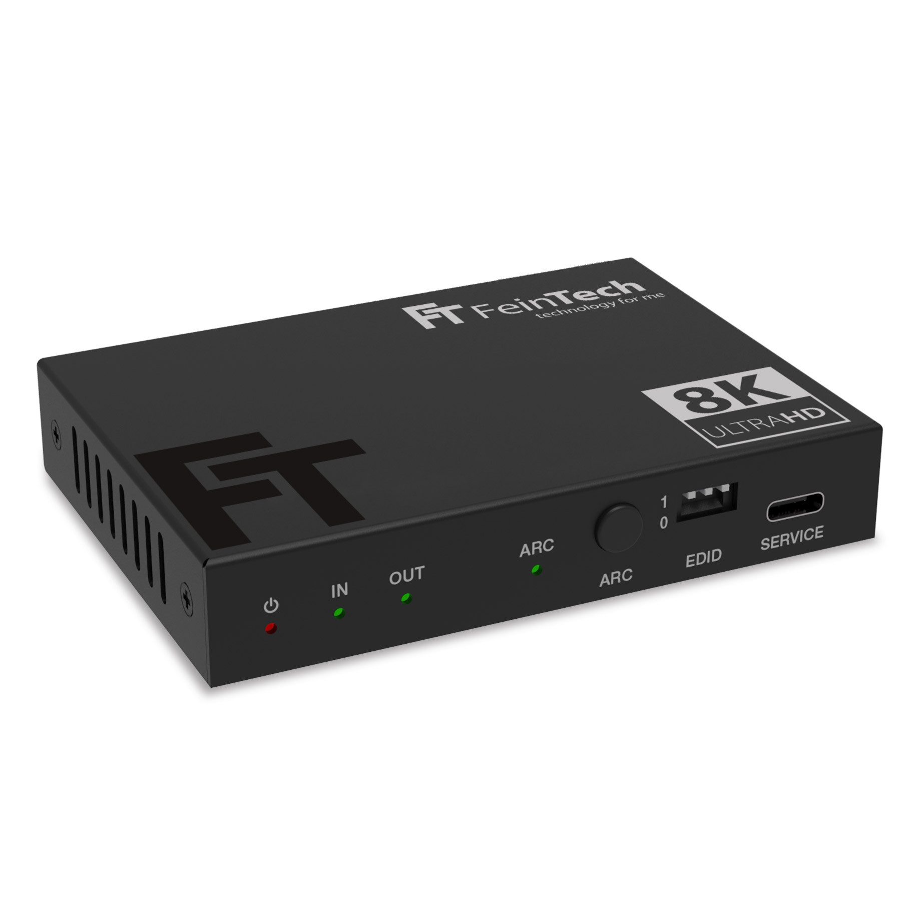 FeinTech AX210 HDMI 2.1 Audio Extractor SPDIF Toslink Cinch ARC HDMI-Adapter zu HDMI, 3,5-mm-Klinke, Toslink, HDMI 2.1 4K 120Hz & 8K 60Hz ARC