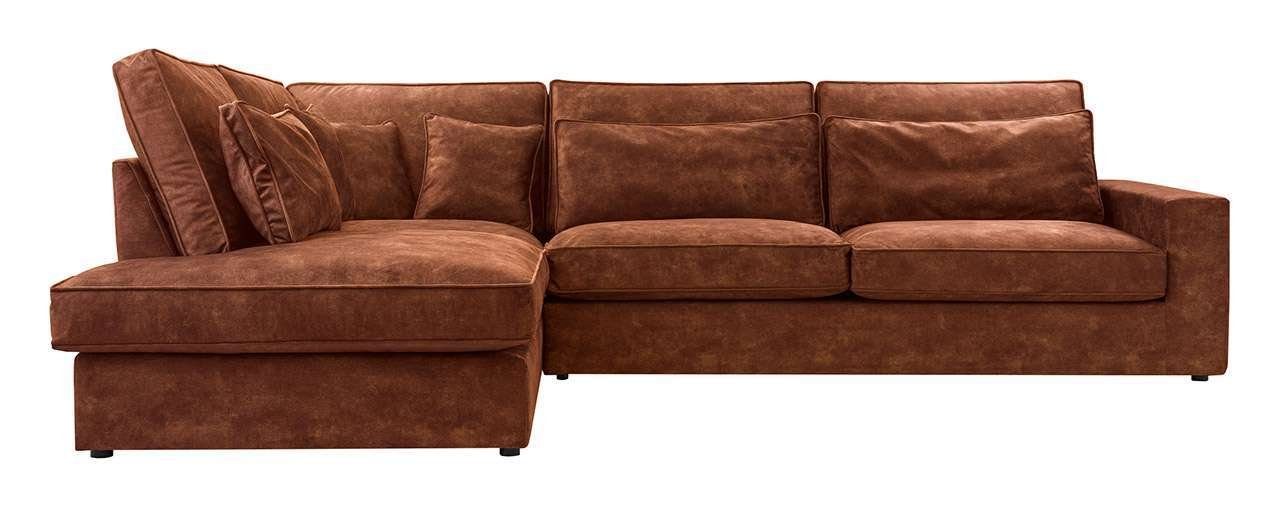 MKS MÖBEL für L-förmiges Ecksofa Stil, das lose CARDI Ecksofa MINI, Wohnzimmer, modern Kissen