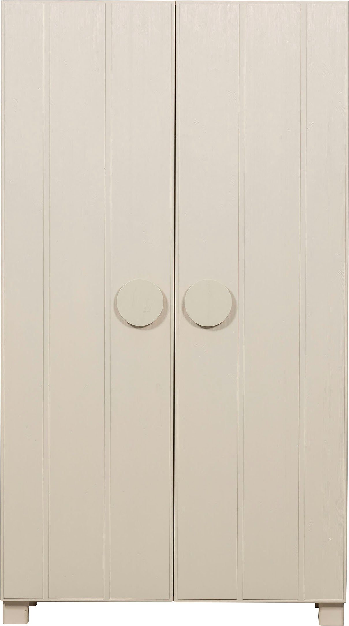 WOOOD Mehrzweckschrank Noah Stauraumschrank, Dielenschrank mit Kleiderstange, H 200 cm x B 110 cm