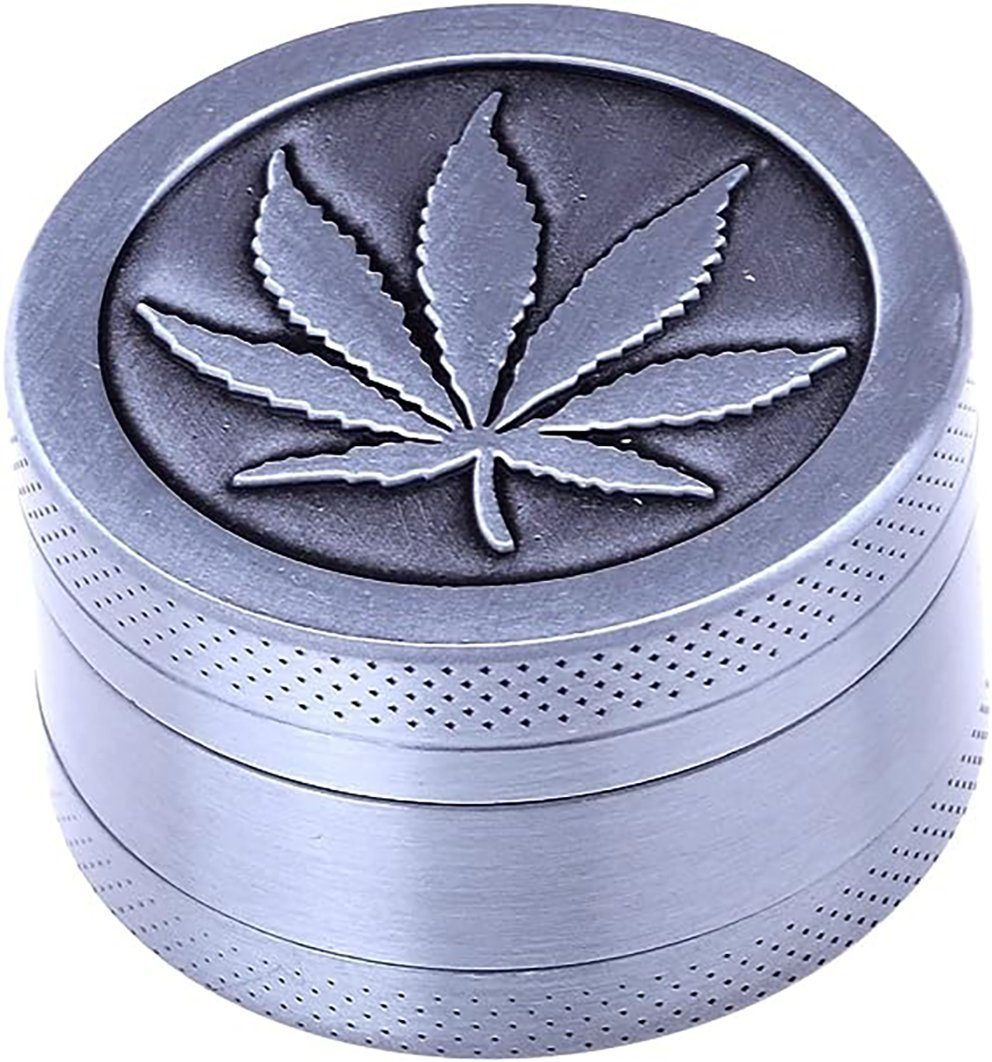 Crunsher Weedness Crusher Groß Edelstahl Kräutermühle Leaf Metall Grinder klein Mini Edelstahl 3-teilig