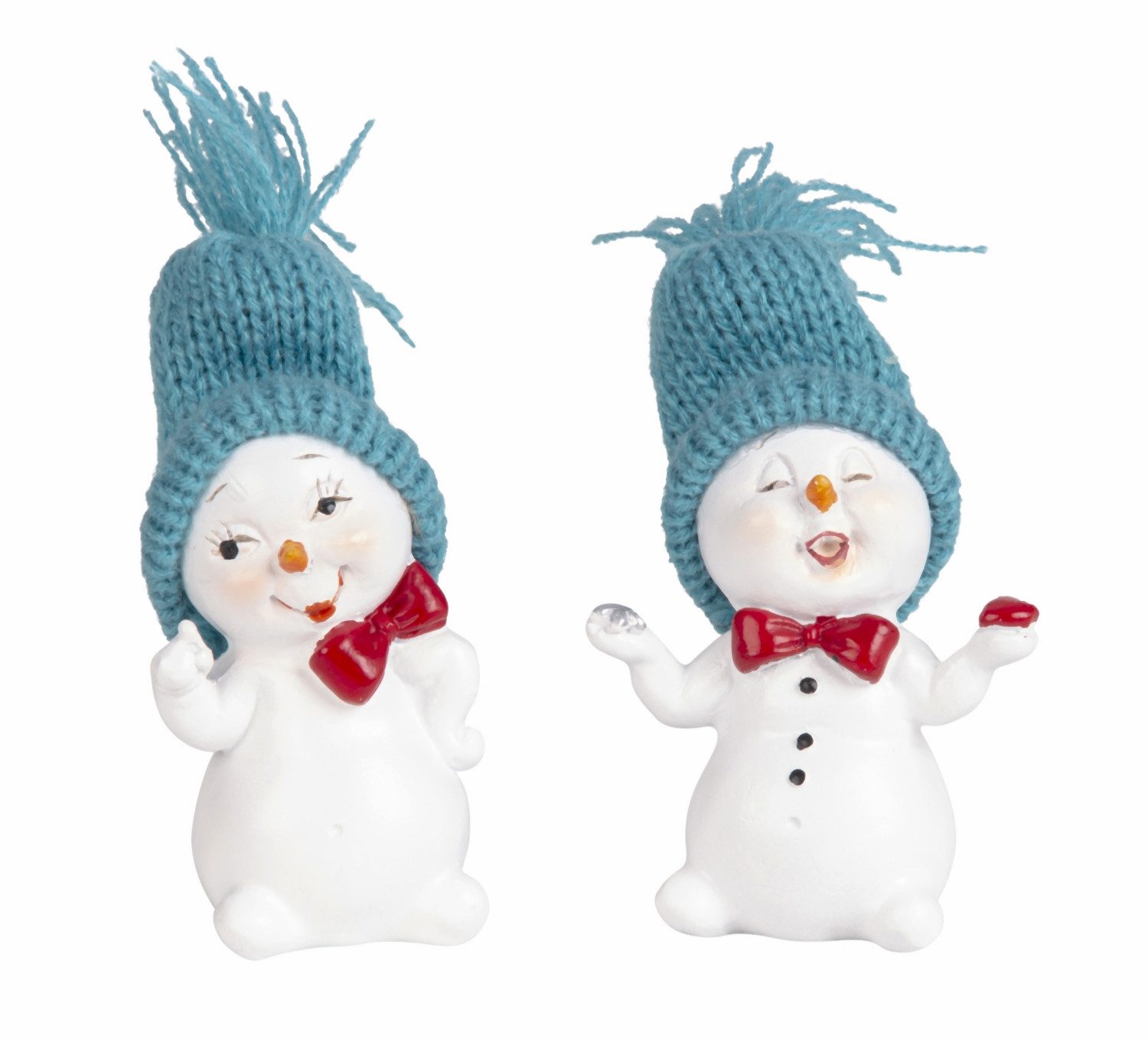 Geschenkestadl Schneemann 8 Stück Schneemann Figuren Strickmütze 7cm Winter günstig online kaufen