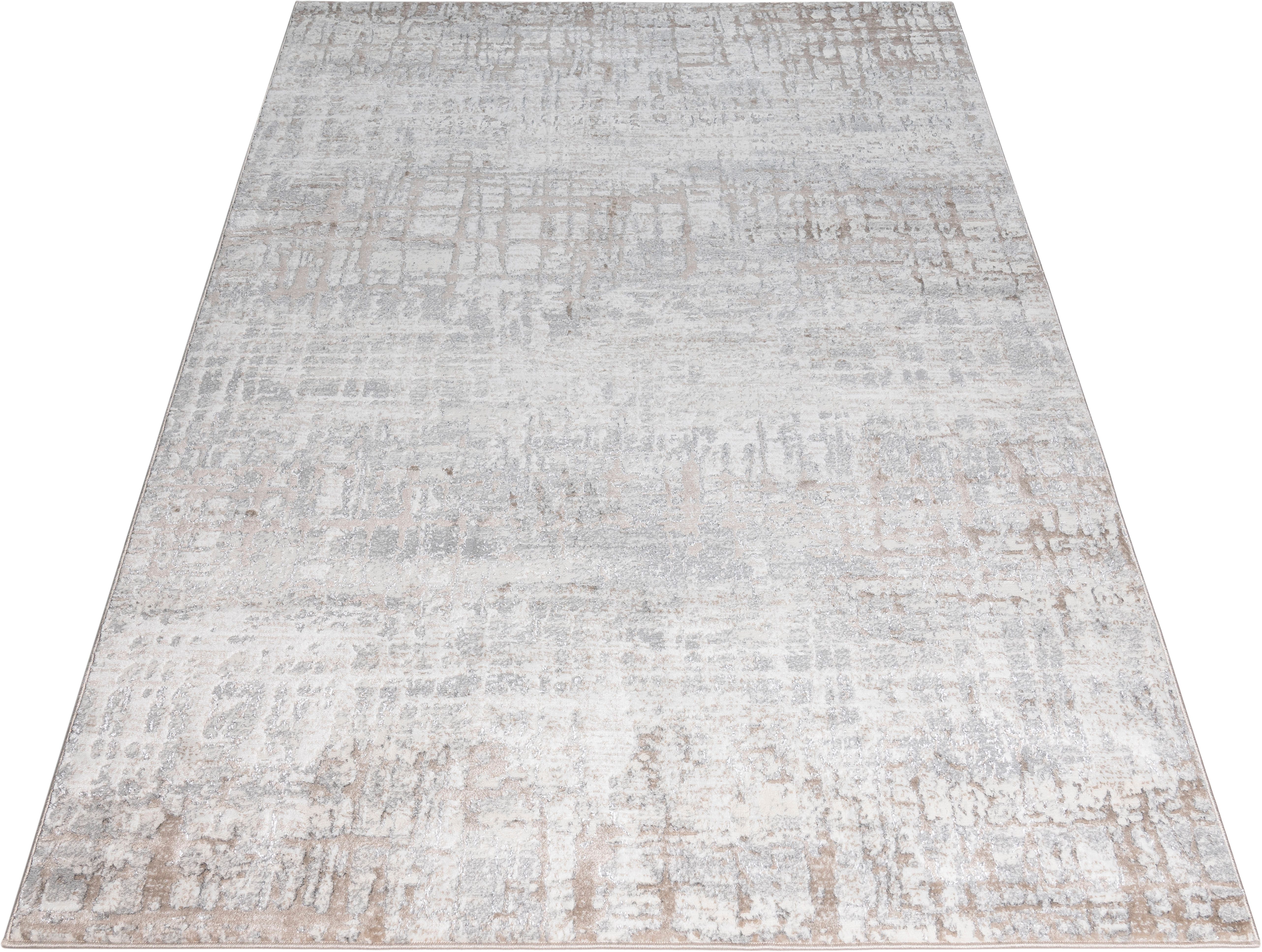 my home Teppich Serafine, rechteckig, Höhe: 12 mm, Vintage, dezenter Glanz, günstig online kaufen