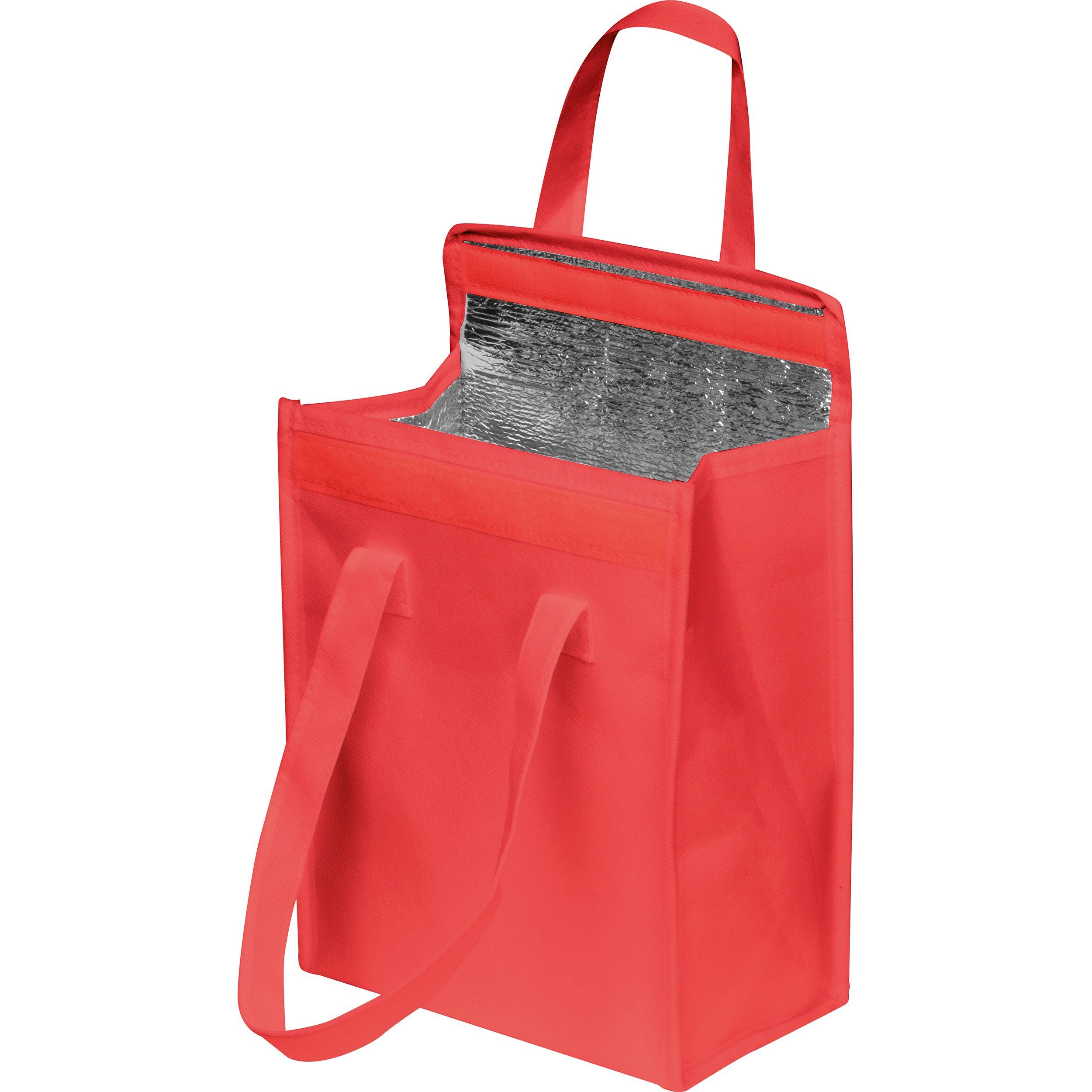 Easy Gifts Kühltasche 3x Kühltasche mit Klettverschluss / Farbe: je 1x schwarz, blau und rot