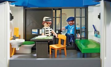 Playmobil® Konstruktions-Spielset Polizei-Kommandozentrale mit Gefängnis (6872), City Action, (256 St), Made in Germany