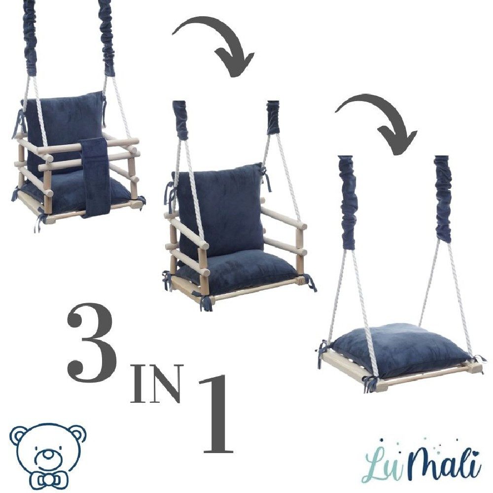 LuMali Babyschaukel Babyschaukel aus Holz - günstig online kaufen