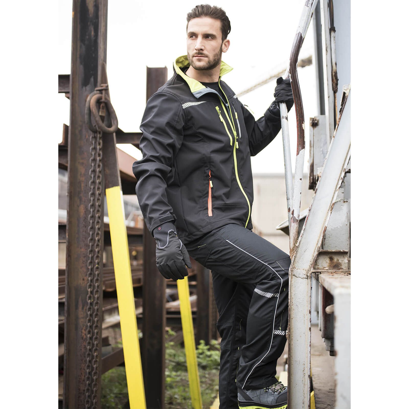 Terrax Workwear Arbeitshose Herren Arbeitshose mit zahlreichen Taschen - Bundhose für die Arbeit