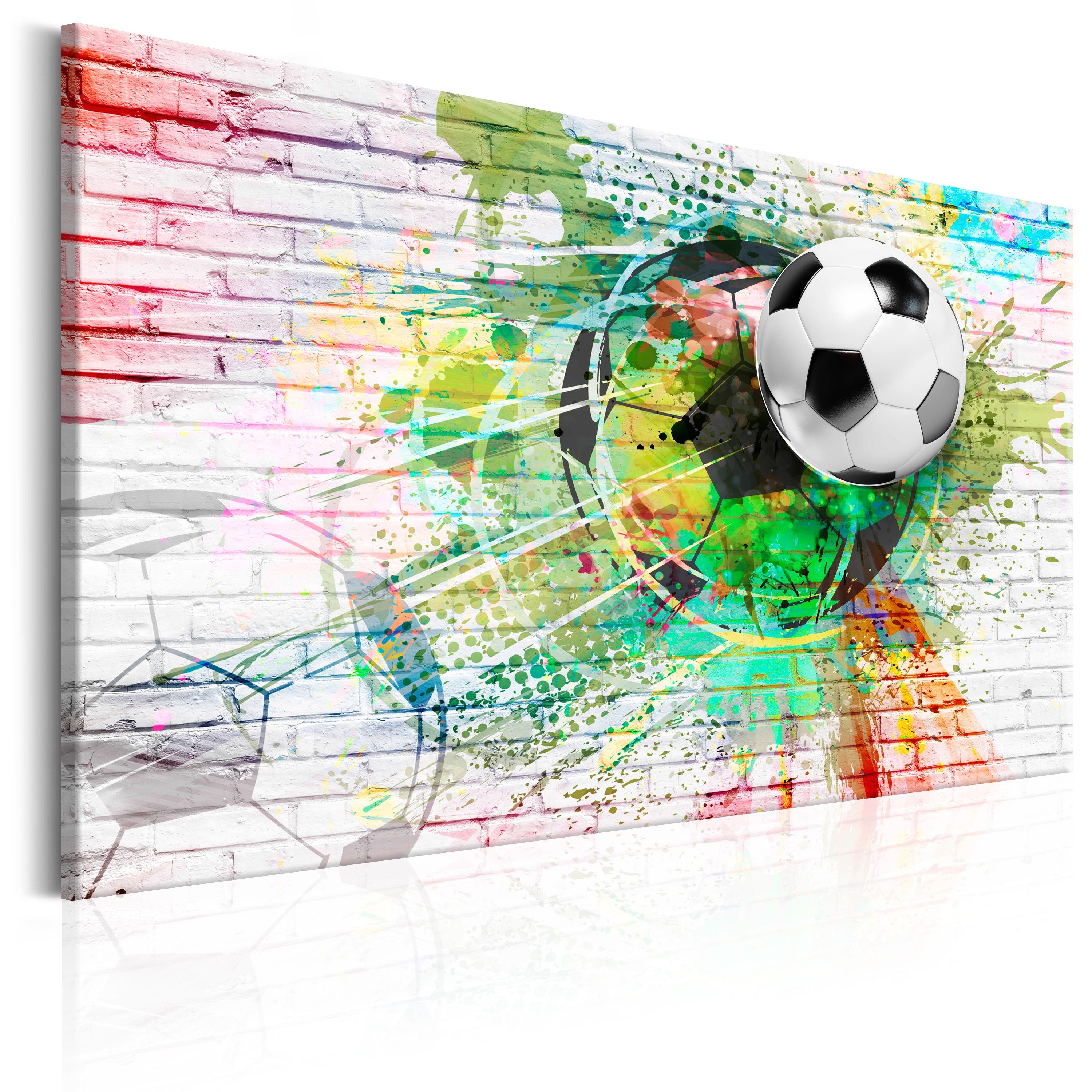 Artgeist Wandbild Colourful Sport (Football)