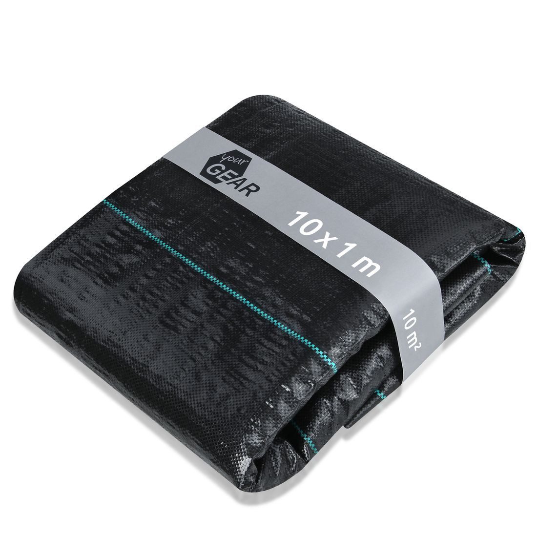 yourGEAR Unkrautvlies yourGEAR 10m² Unkrautfolie 10x1m Gartenvlies Unkrautschutz 100g/m²