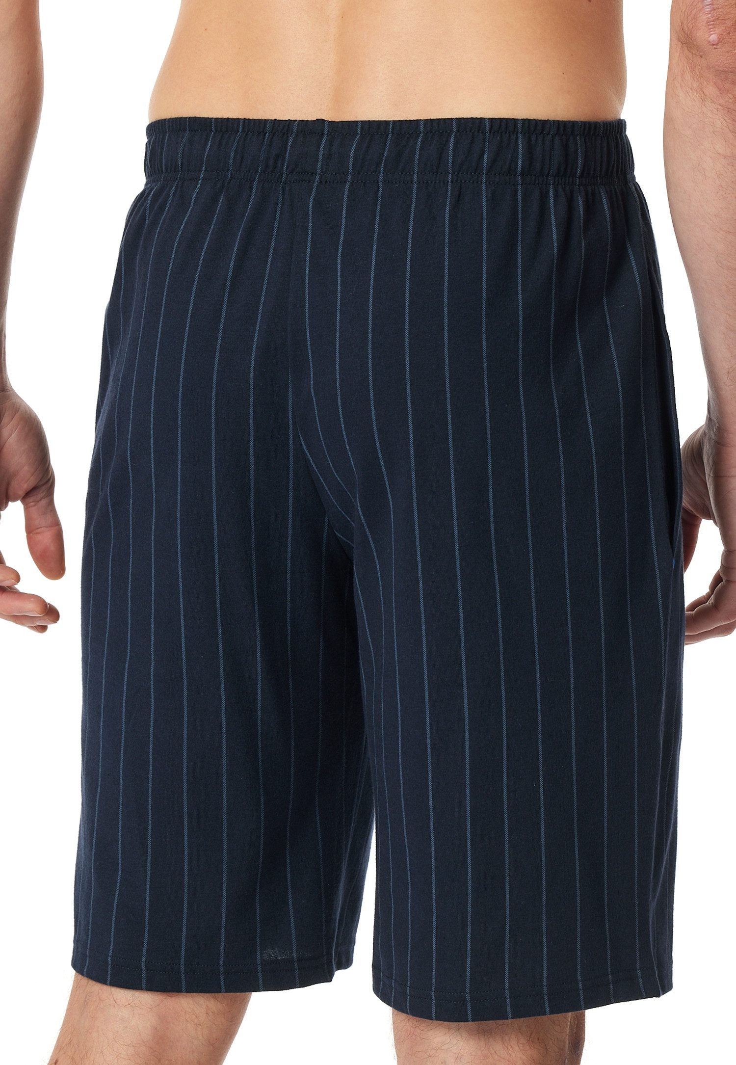 Schiesser Pyjamahose Mix + Relax Baumwolle, seitliche Taschen, Bindekordel