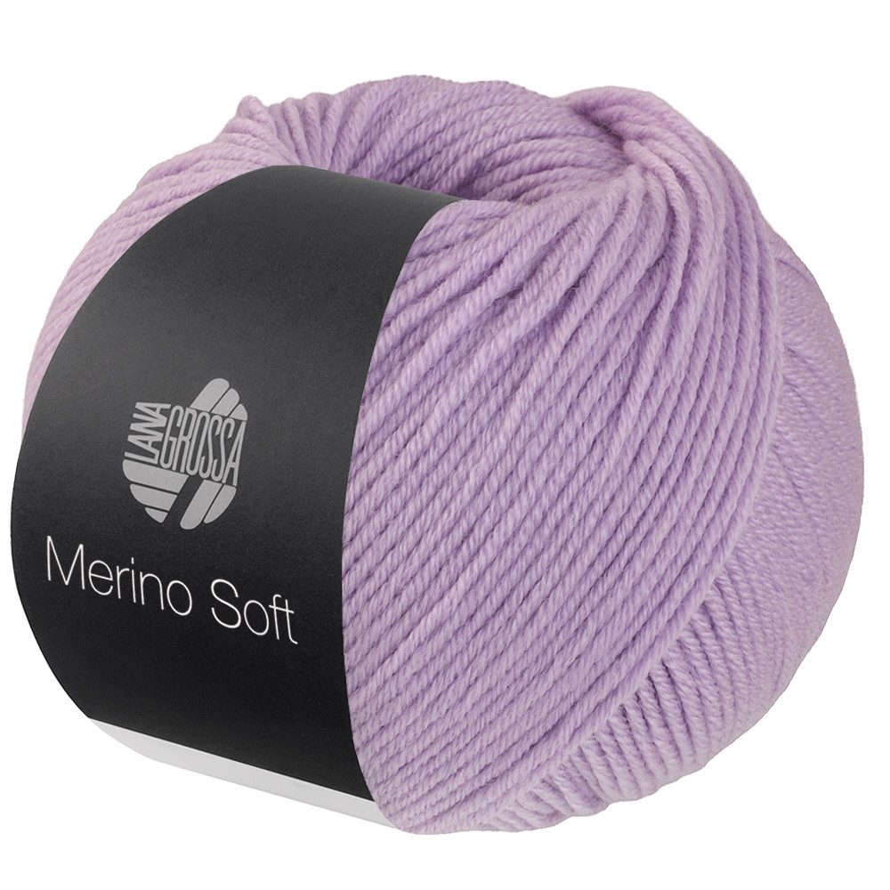 LANA GROSSA MERINO SOFT Wolle Häkelwolle, 125 m (Weiches Mischgarn aus Merinowolle und Mikrofaser), 50 g