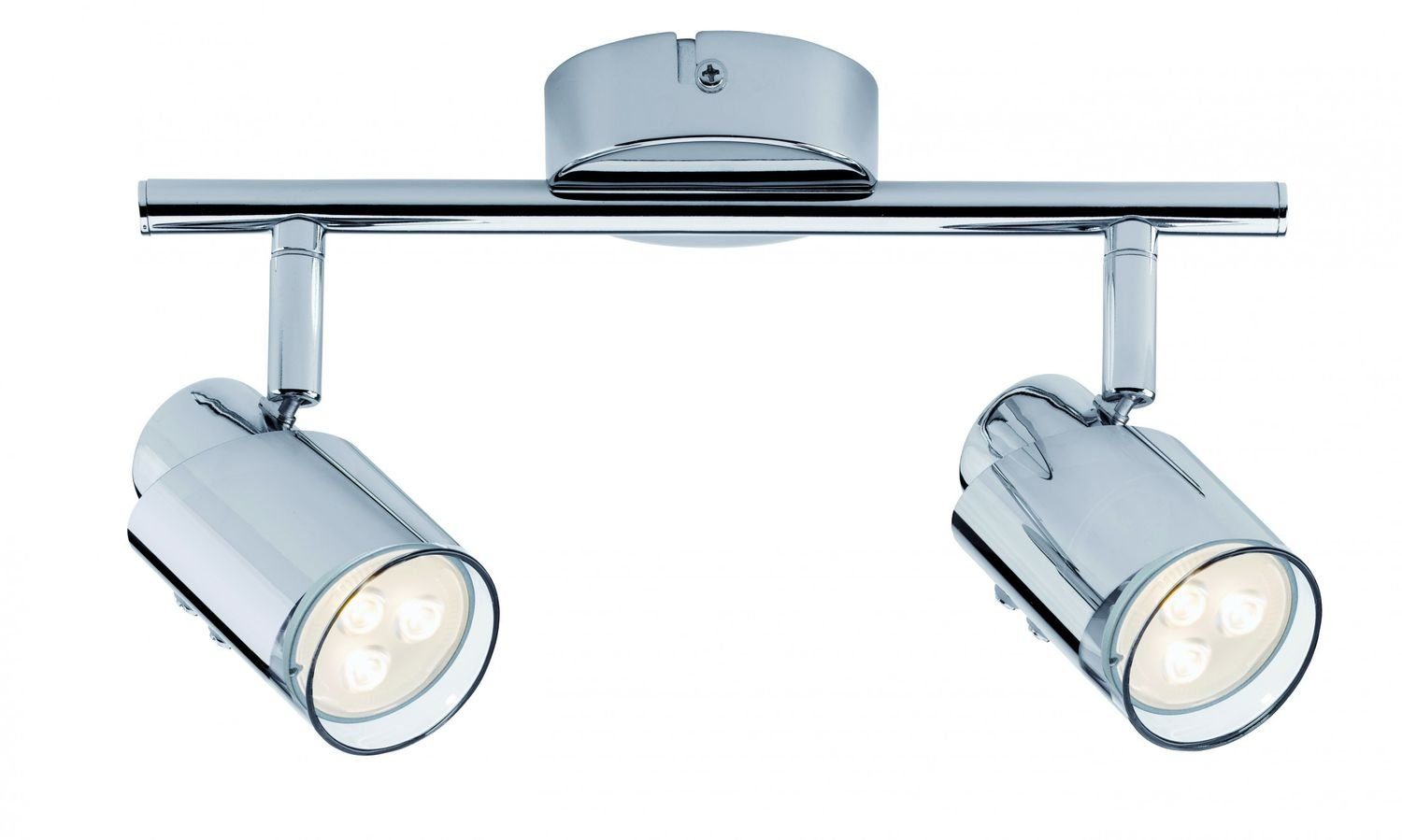 Deckenleuchten Paulmann GU10 2x3,5W Stange Spotlight Metall, LED Futura Paulmann LED Paulmann Metall Spotlight Chrom GU10 Stange 230V Chrom 2x3,5W 230V Futura