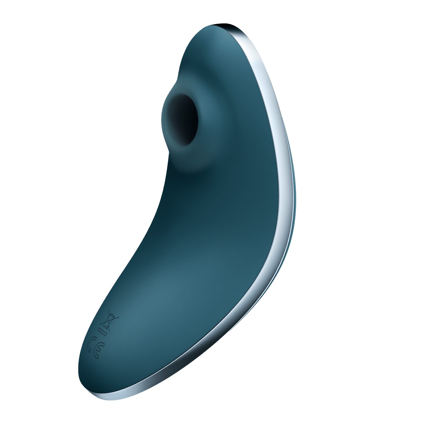Satisfyer Klitoris-Stimulator Satisfyer "Vulva Lover 1", Druckwellen-Vibrator, 2 in 1 Vibrator, 12cm, (1-tlg) blau