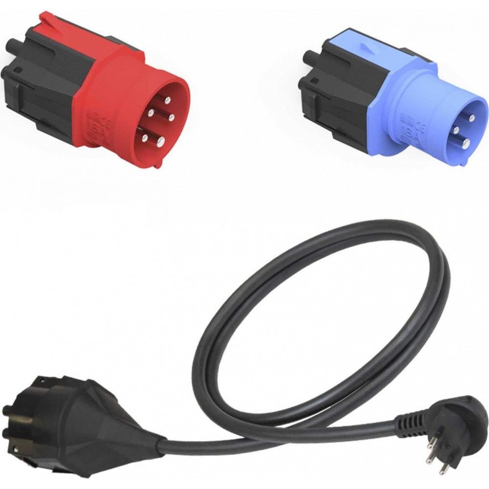 NRGkick NRGkick Steckeraufsatz Set Standard (CH) - Zubehör Elektro-Kabel, Standard (CH), Standard, Praktisches Steckeraufsatz Set