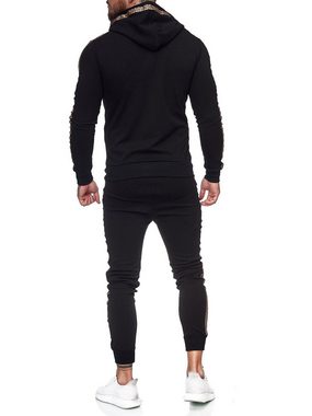 OneRedox Jogginganzug JG-1424 (Sportanzug Jogger Trainingsanzug), Fitness Freizeit Casual