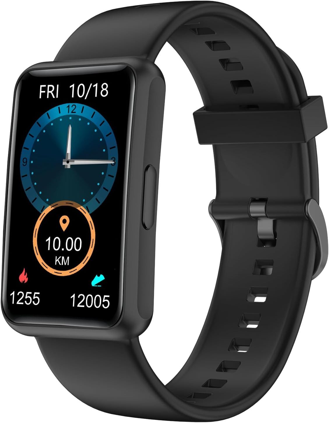 HUAKUA S2 Smartwatch (3,7 cm, android ios), Smartwatch mit 1,47 Zoll Display Fitnessfunktionen