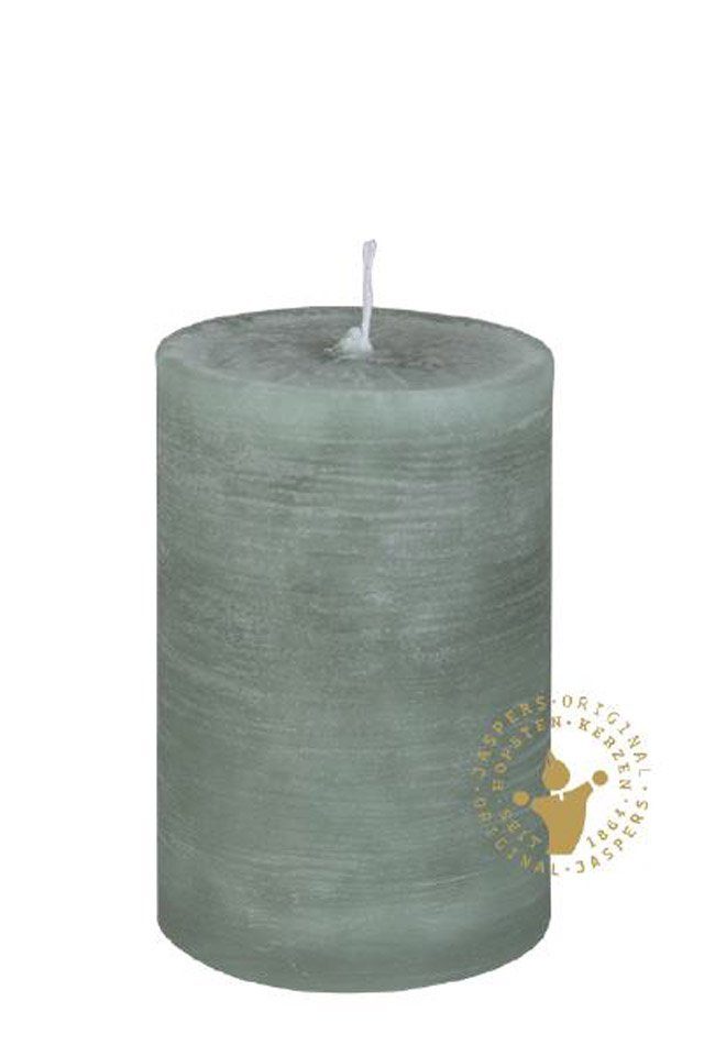 Jaspers Kerzen Rustic-Kerze Nordische Reifkerzen staubgrün Ø 60 x 150 mm, 1