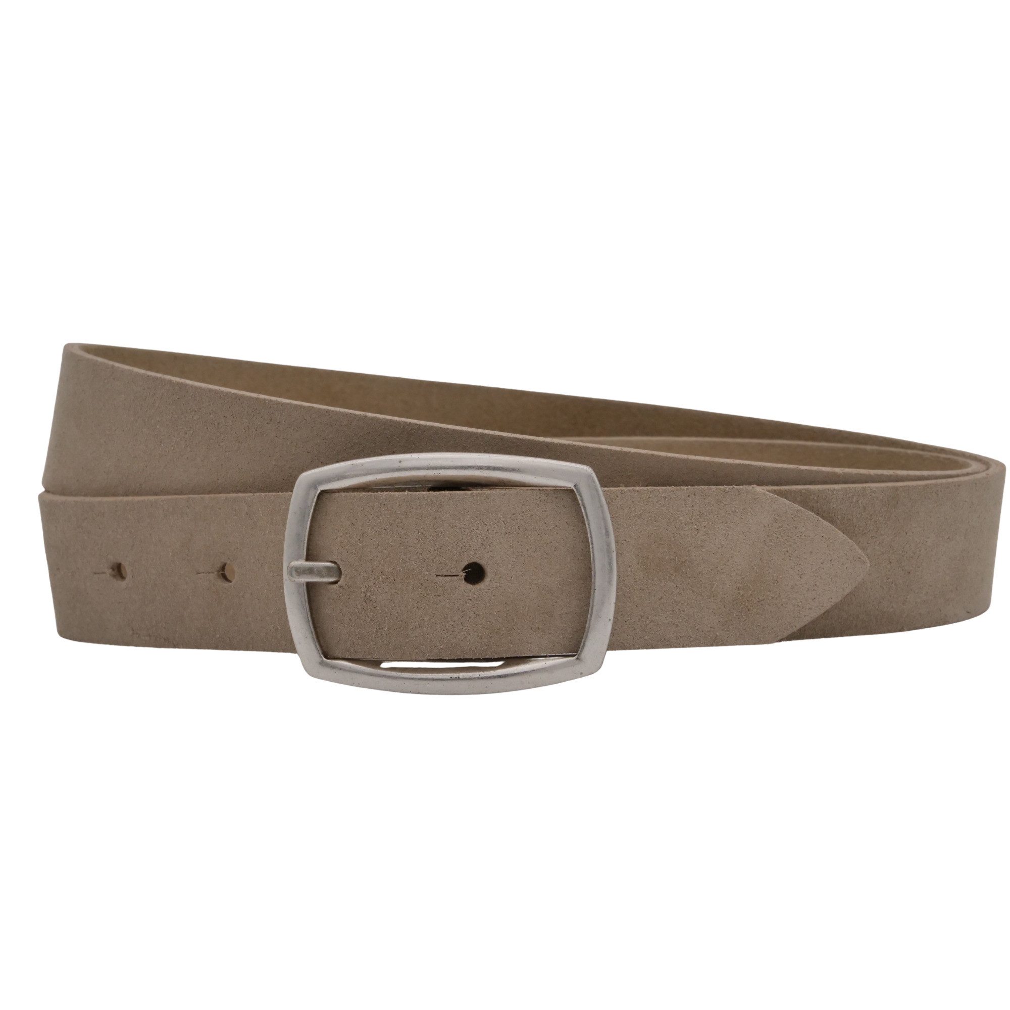 Ledergürtel AnnaMatoni Damen Ledergürtel in hochwertigem Velour Leder 3cm