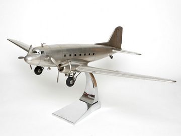 Brillibrum Modellflugzeug Modellflugzeug Douglas Dakota DC-3 Rosinenbomber Metall Vollmetall Standmodell Flugzeug-Modell Nachbildung Passagierflugzeug Transportflugzeug